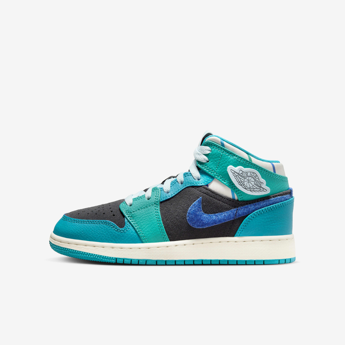 Buy Air Jordan Mid Sneaker School Older Kids' Shoes Anthracite