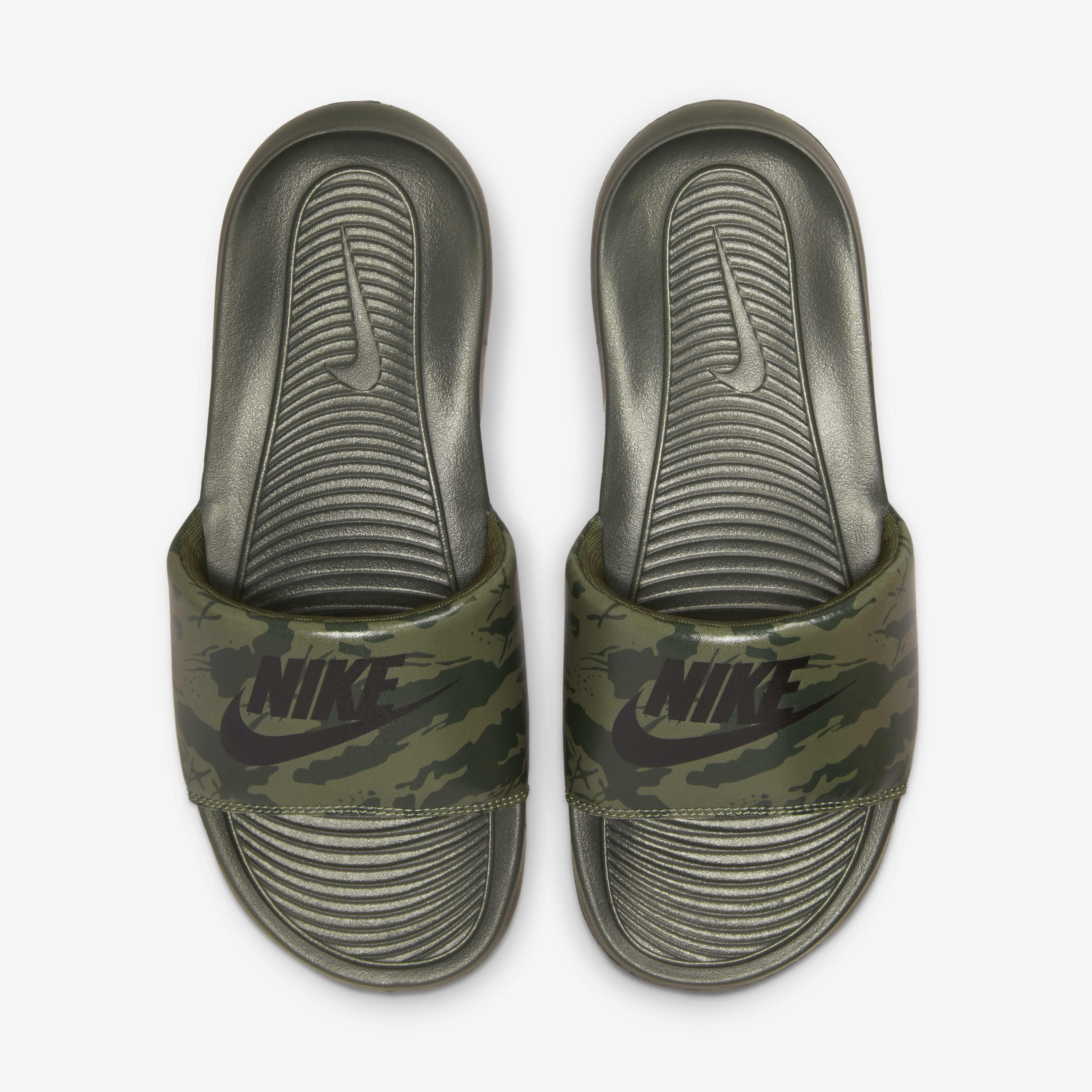 Nike benassi olive cheap