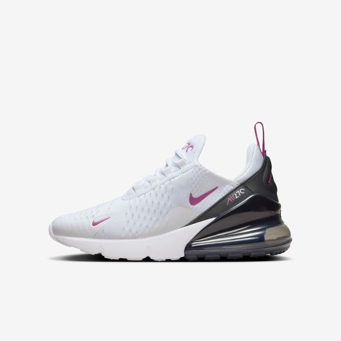 Buy Nike Air Max 270 Older Kids' Shoes White/Anthracite/Hot