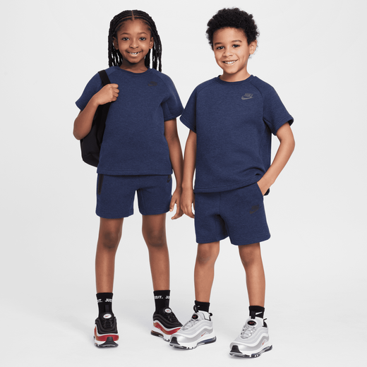 Buy Nike Tech Fleece Little Kids' Tee and Shorts Set