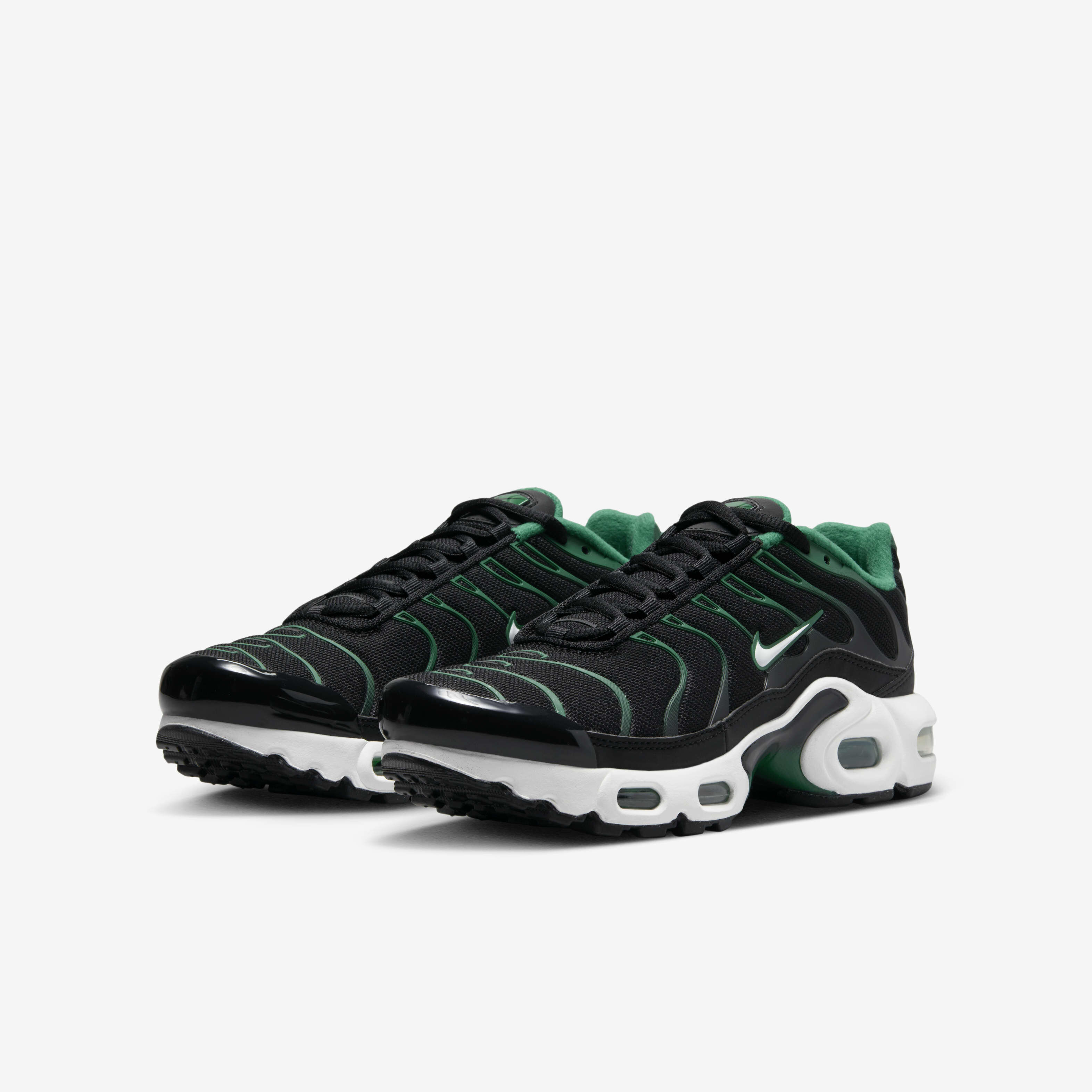 Nike vapormax plus black with clear bottom 2025