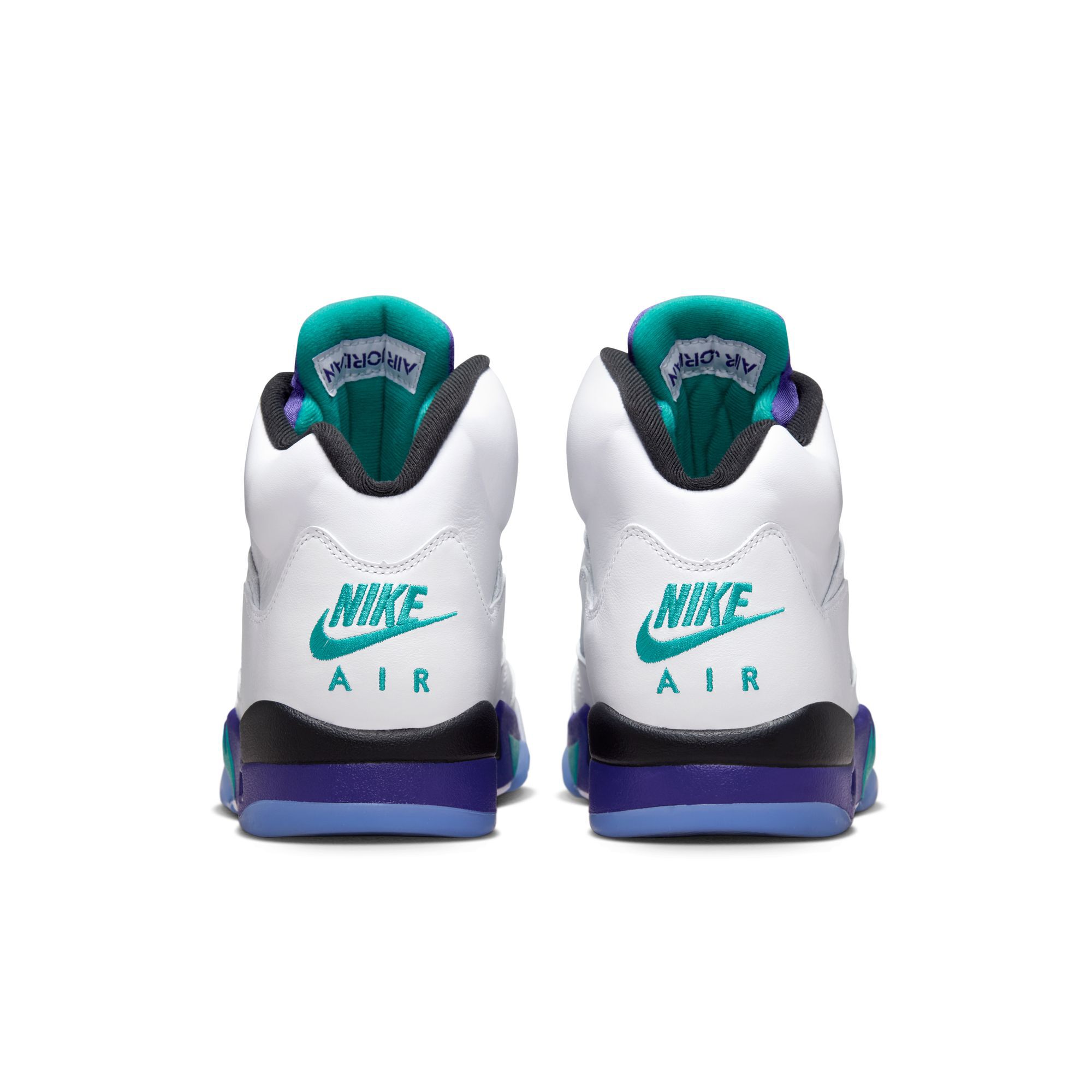 Buy Air Jordan 5 Retro Men's Shoes - White/Grape Ice/Black