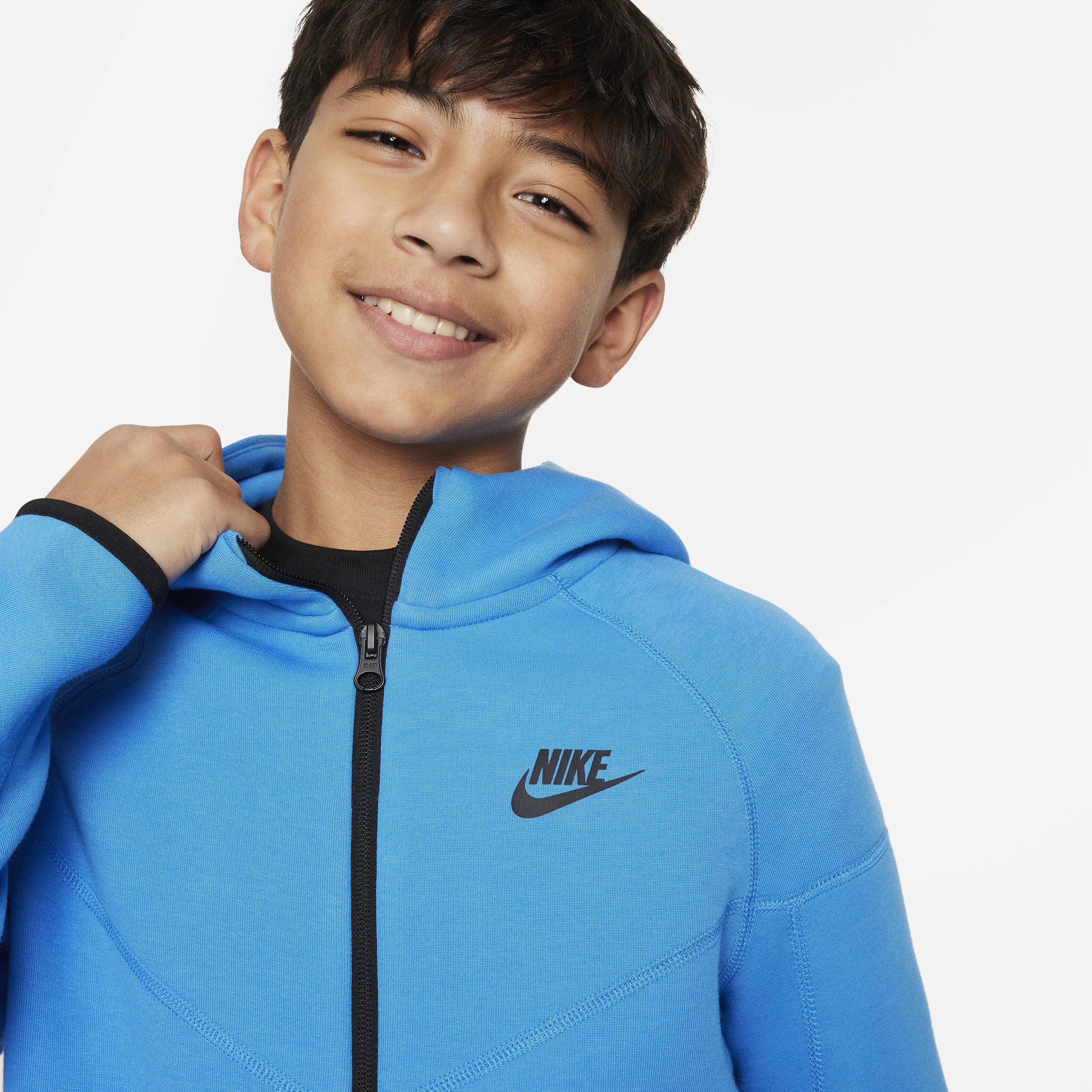 Nike tech blue hoodie new arrivals