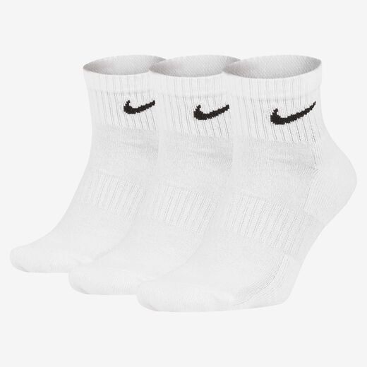 Men's Socks-Nike, Nike Everyday Cushioned, Training Ankle Socks (3 Pairs)