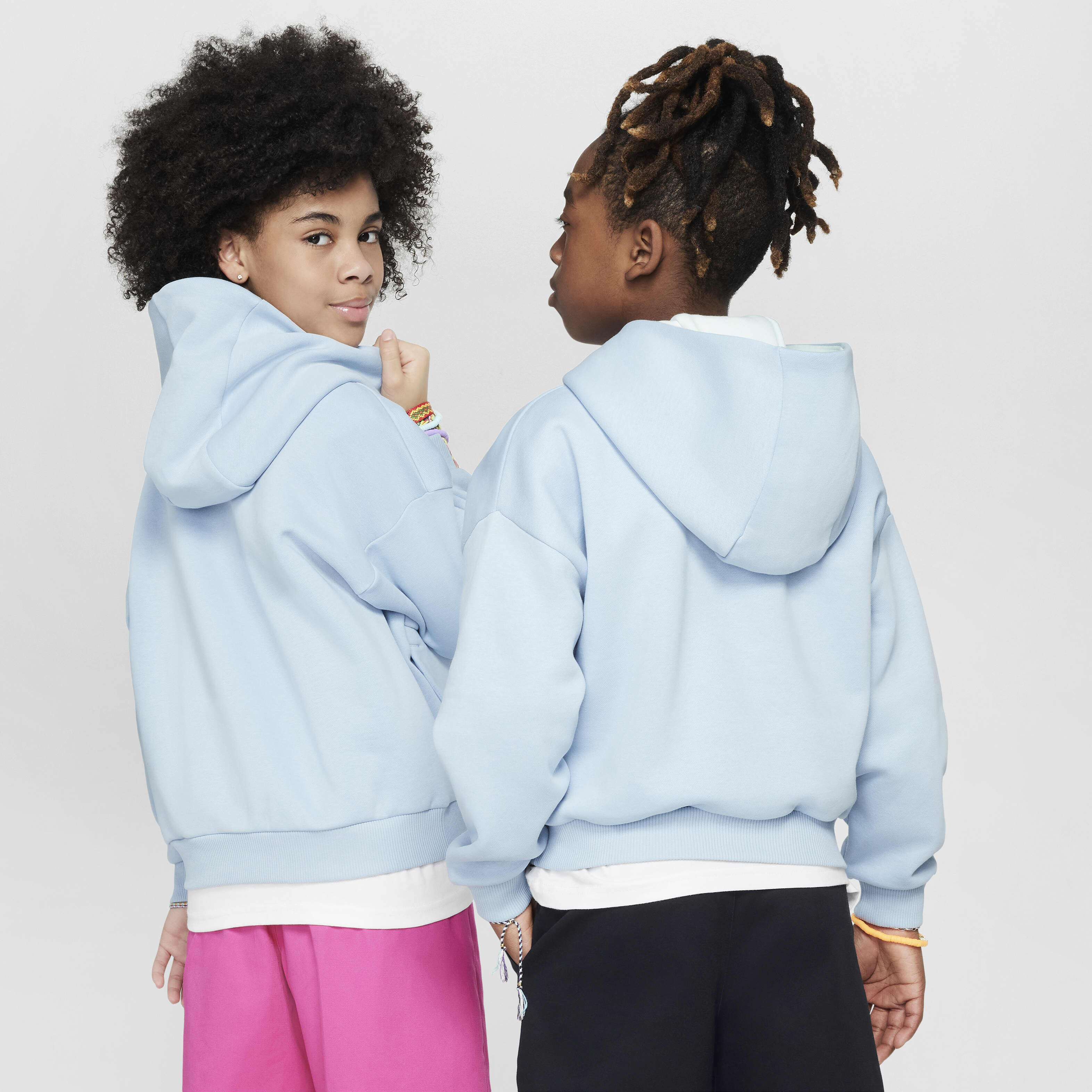 Buy Nike SB Icon Fleece EasyOn Older Kids Oversized Pullover Hoodie Nike Saudi Official