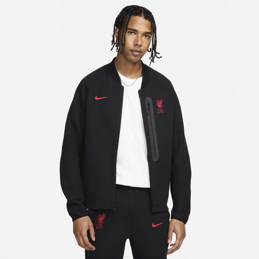 Jackets & Gilets-Nike, Liverpool F.C. Tech Fleece, Men's Nike Football Jacket