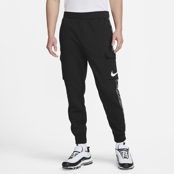 Buy Nike Sportswear Repeat Men's Fleece Cargo Trousers Black