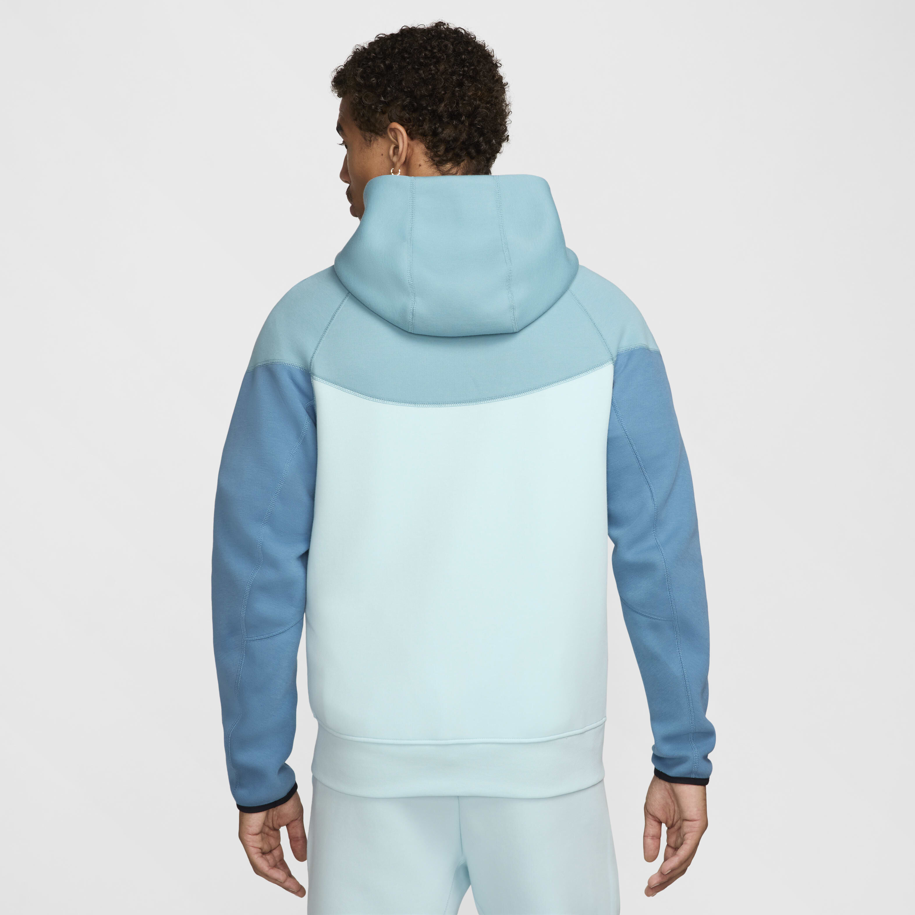 Buy Nike Sportswear Tech Fleece Windrunner Men s Full Zip Hoodie Denim Turquoise Glacier Blue Aegean Storm Black Nike Saudi Official