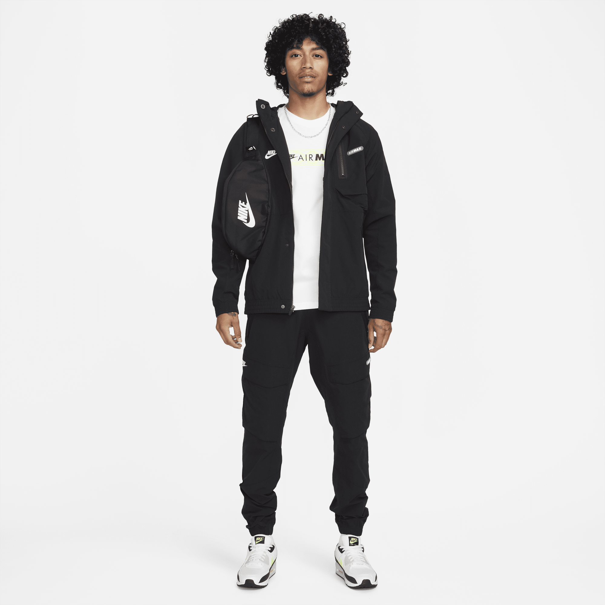Nike sportswear air max men's woven jacket online