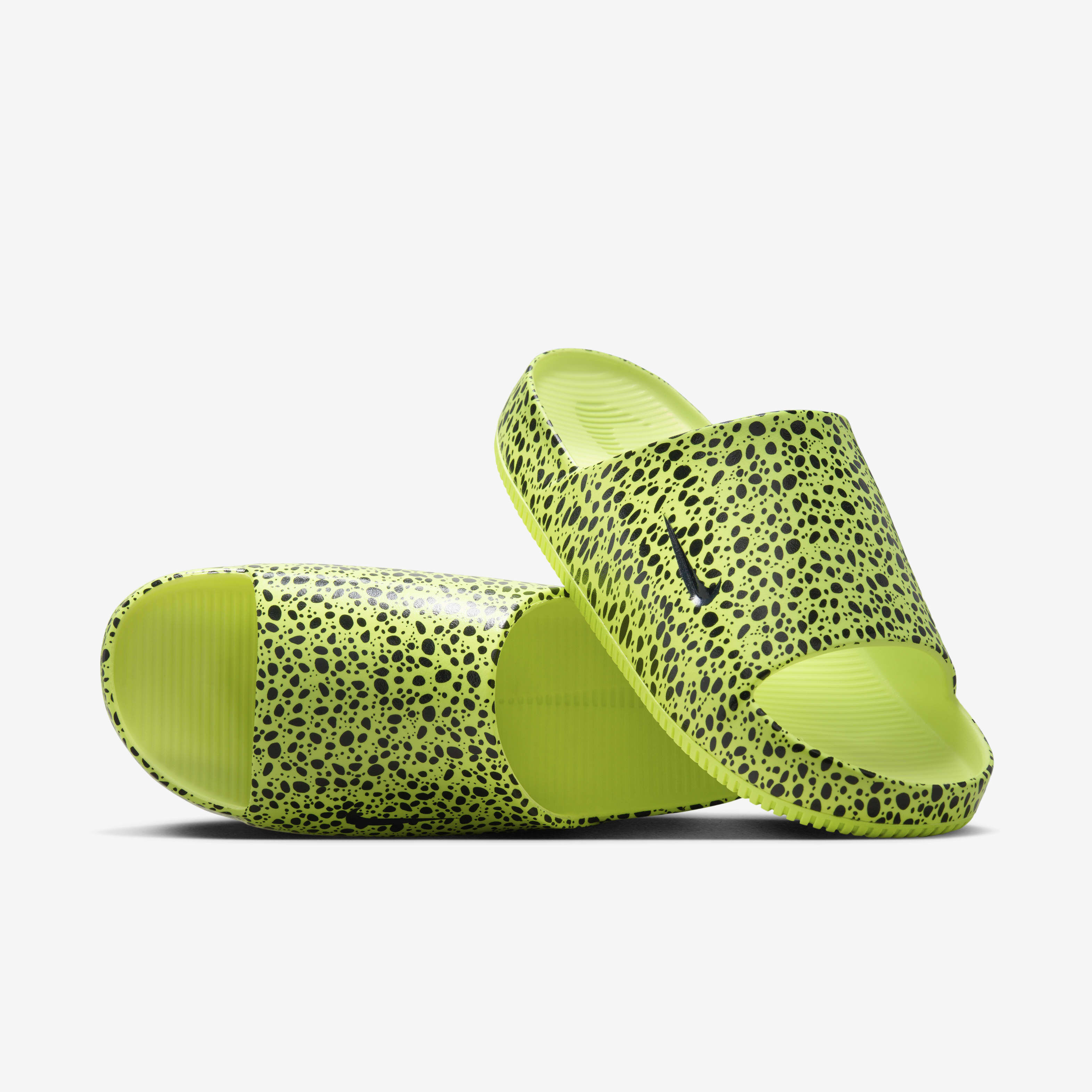 Nike lime green slides clearance