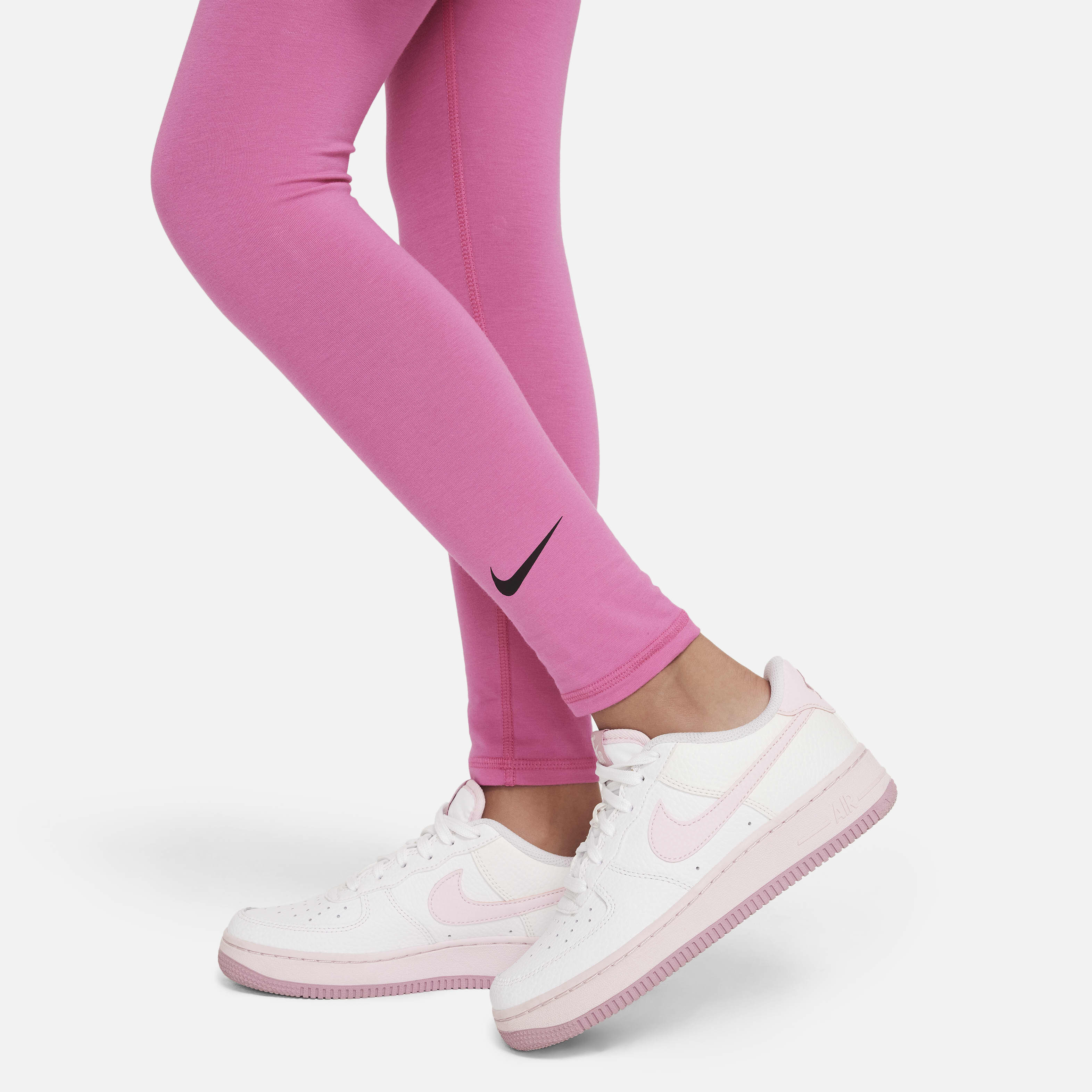 Nike pink swoosh leggings 2025
