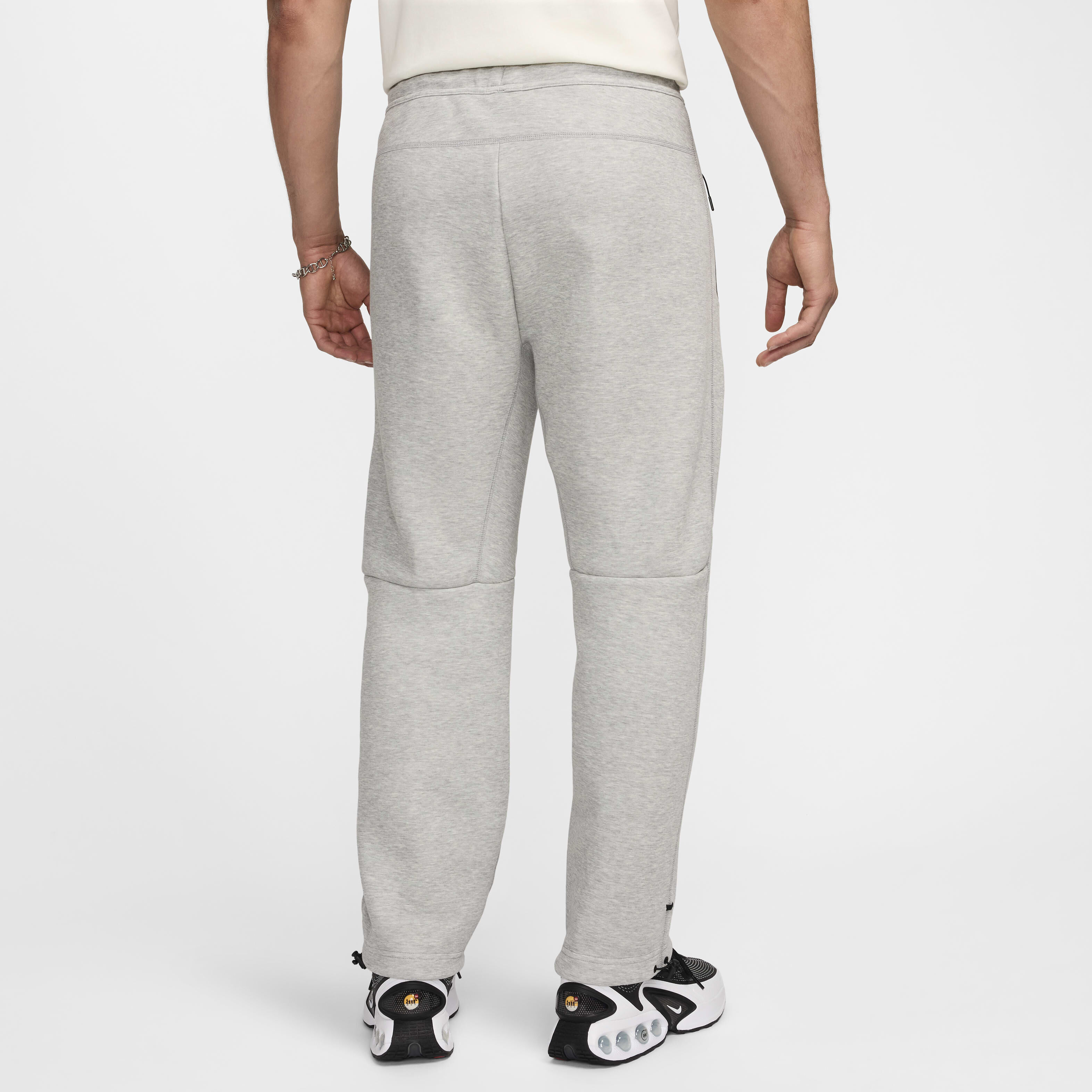 Buy Nike Tech Men's Fleece Open-Hem Trousers - Dark Grey Buy Nike Tech Men's Fleece Open-Hem Trousers - Dark Grey