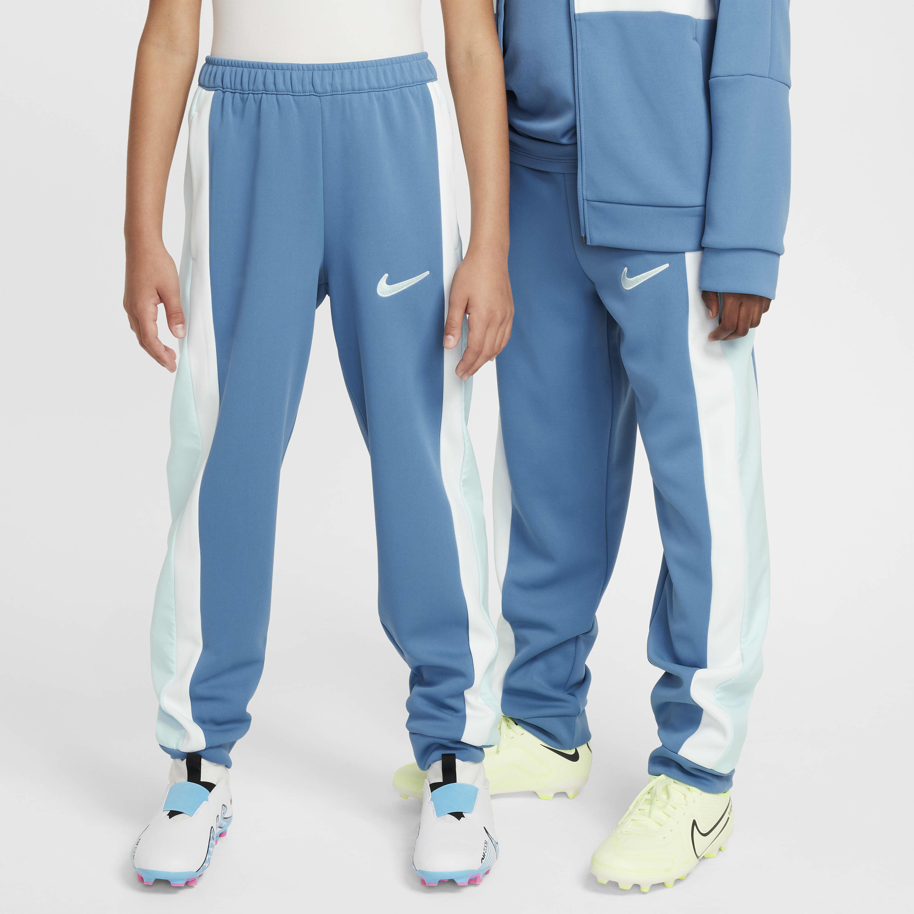 Buy Nike Academy Older Kids Dri FIT Football Tracksuit Bottoms Aegean Storm Glacier Blue White Glacier Blue Nike Saudi Official