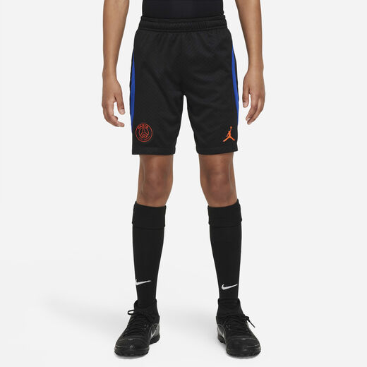 Shorts-JRDN, Paris Saint-Germain Strike Away, Older Kids' Jordan Dri-FIT Knit Football Shorts