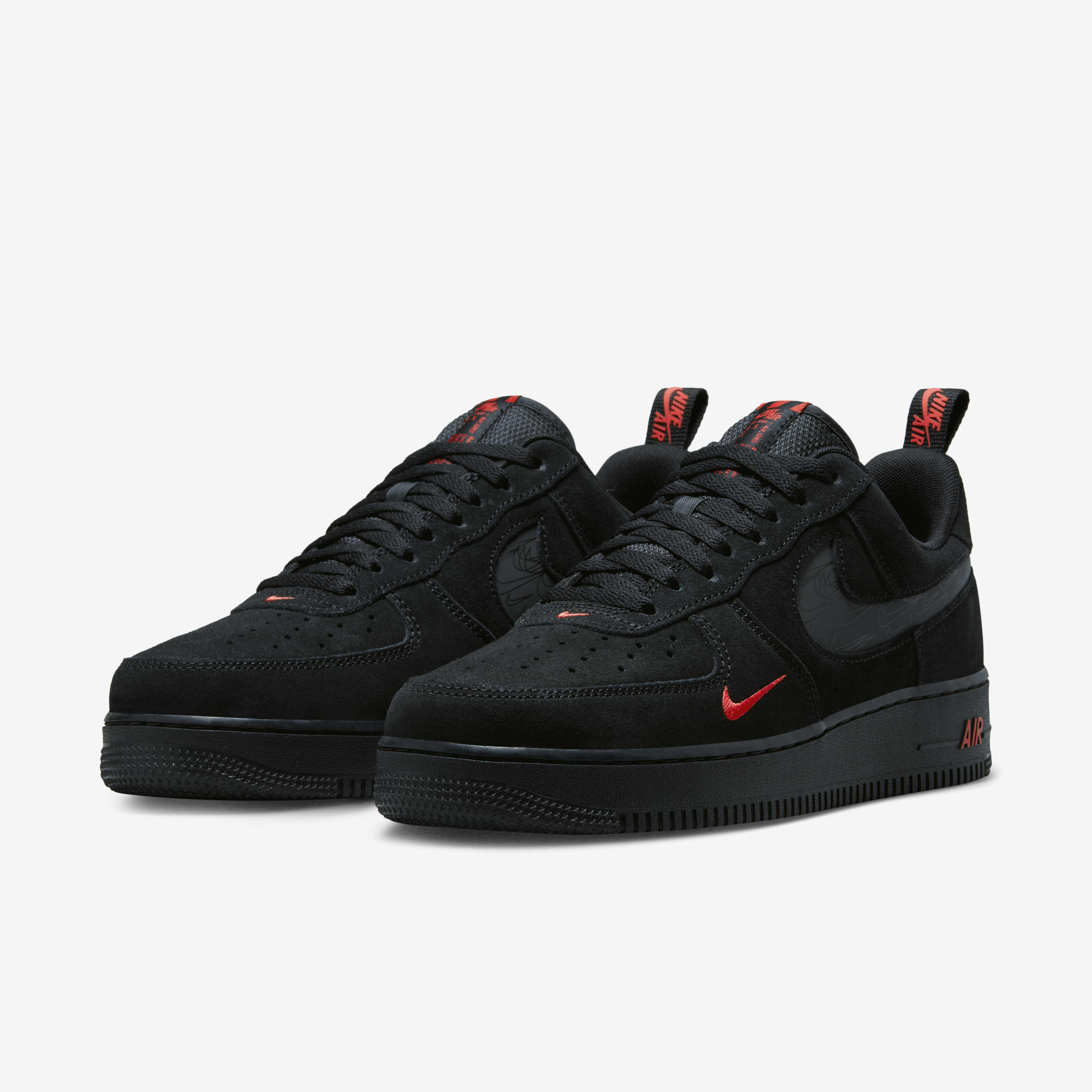 Nike air force 1 07 suede black online