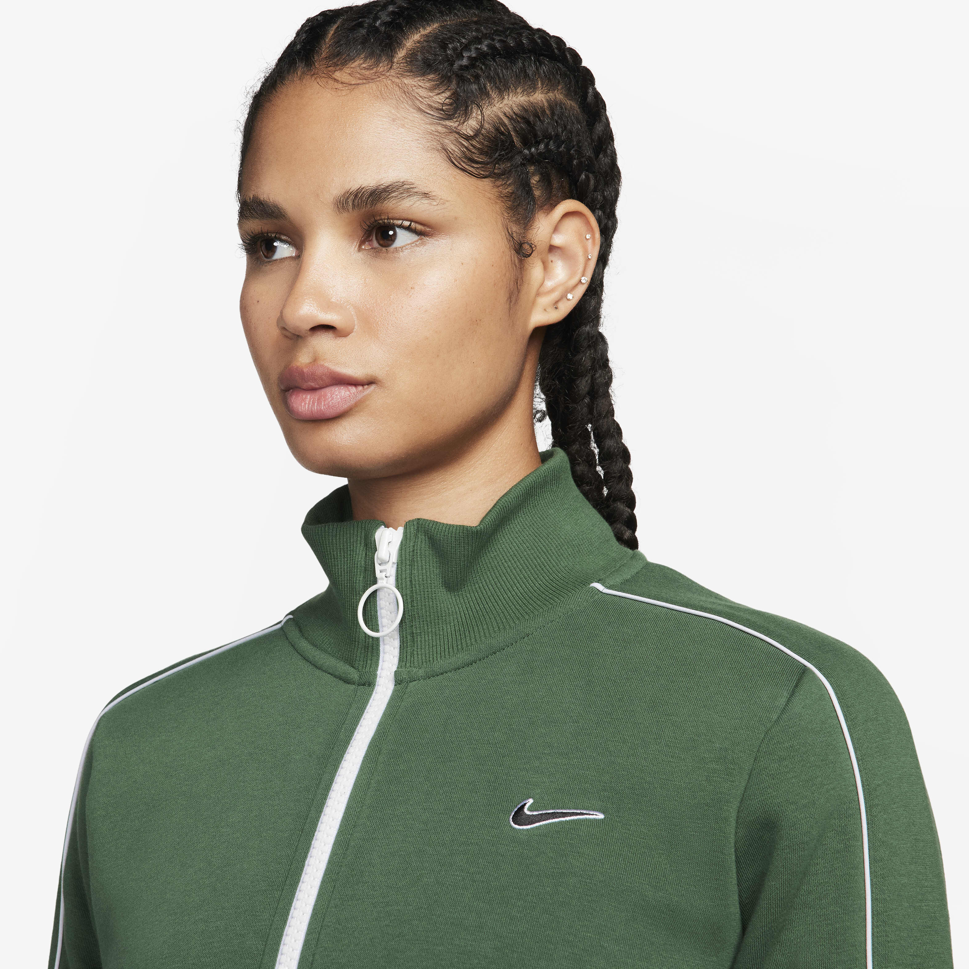 Olive green nike tracksuit womens clearance