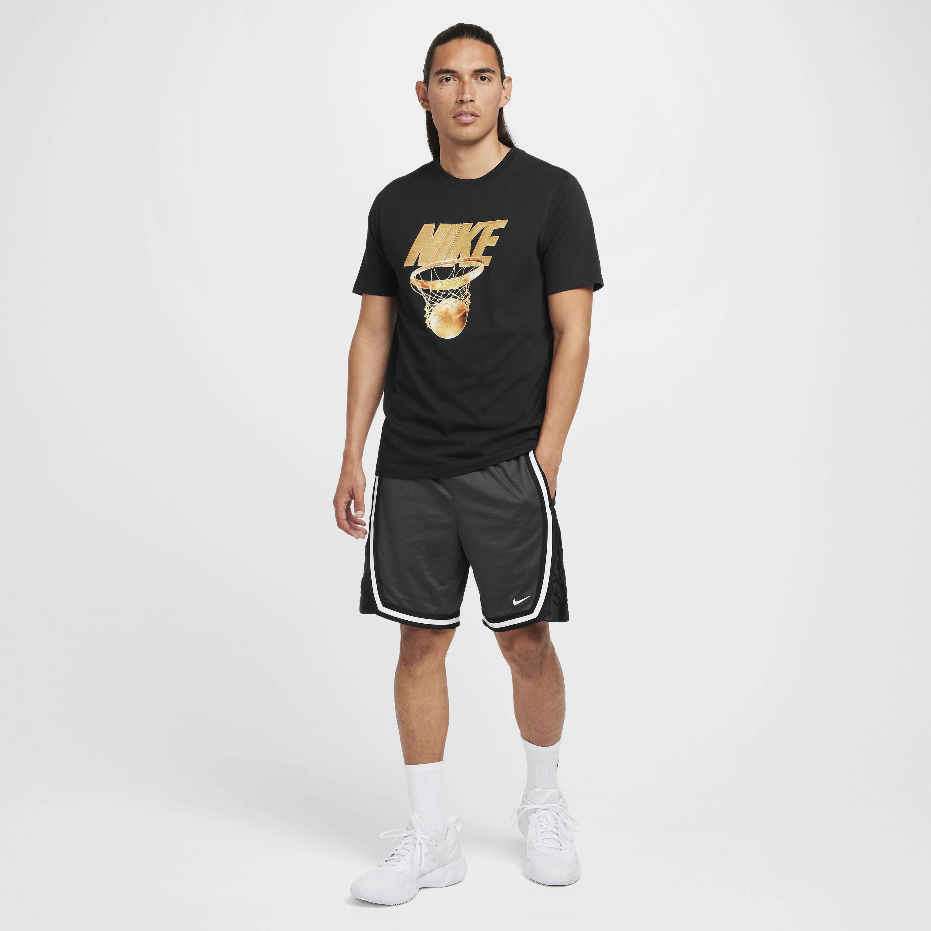 Buy Nike Men's Dri-FIT Basketball T-Shirt - Black | Nike