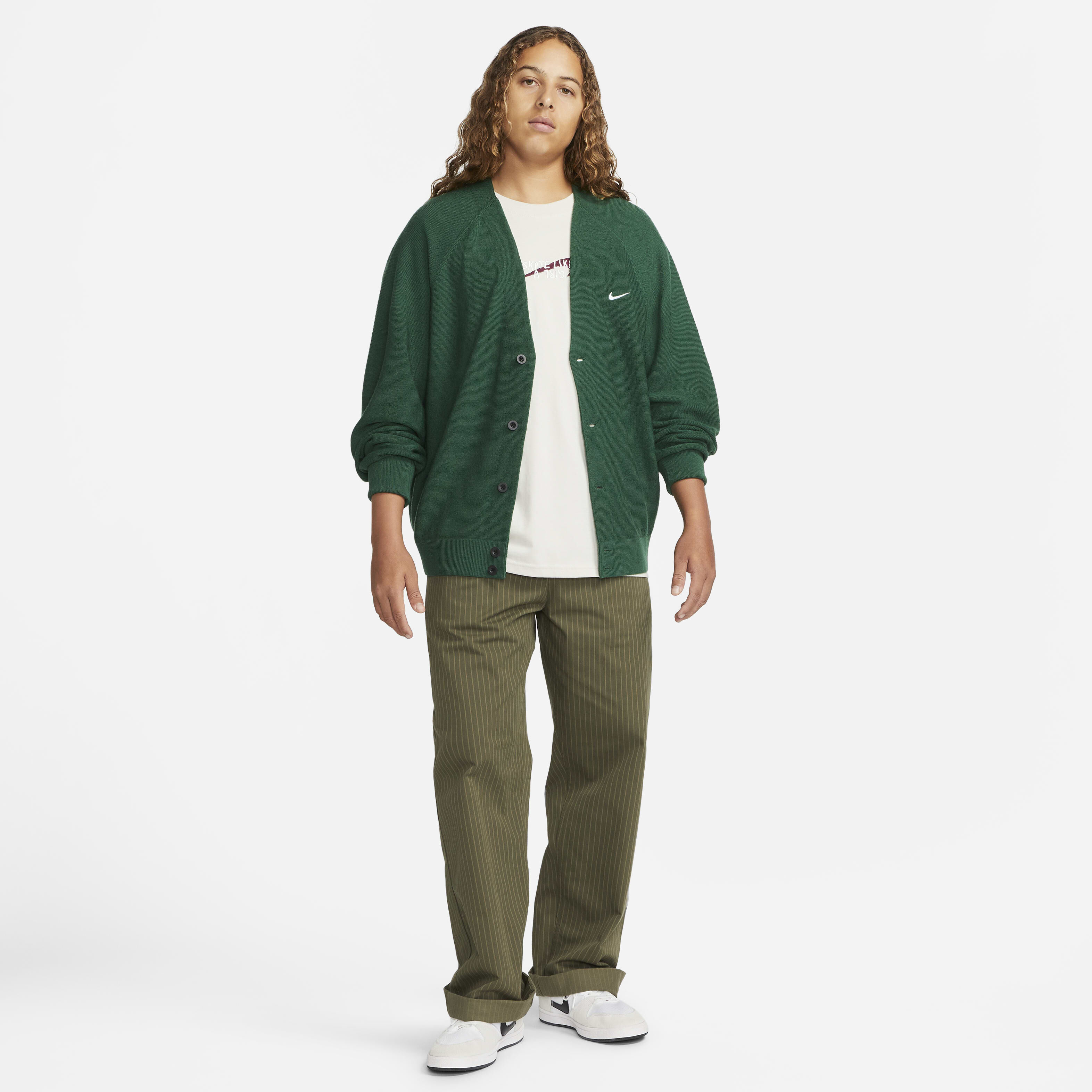 Buy Nike SB Skate Cardigan - Gorge Green/White | Nike Saudi
