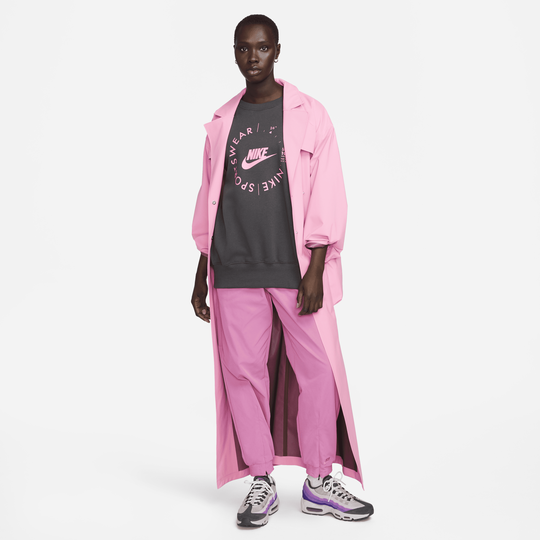 Shop Sportswear Women s Oversized Sports Utility Crew Neck