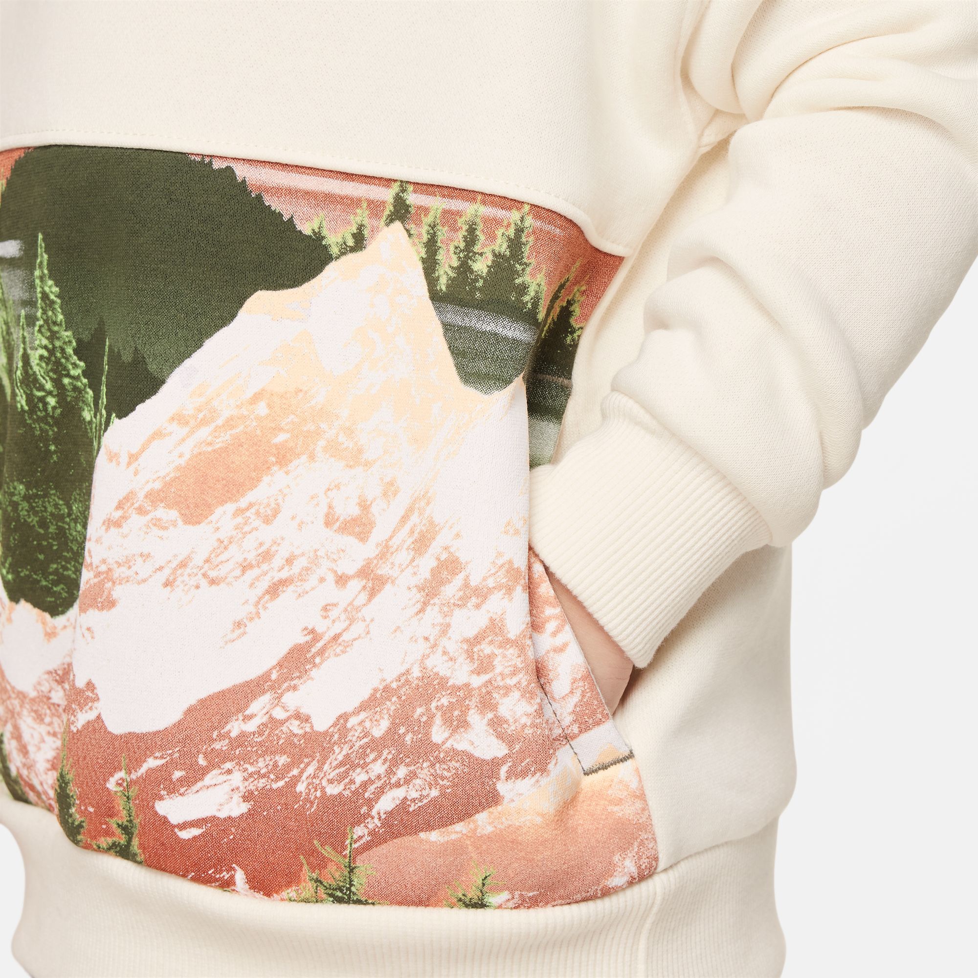 بلوفر نايكي سبورتسوير سنو داي فليس برينتد image number 2