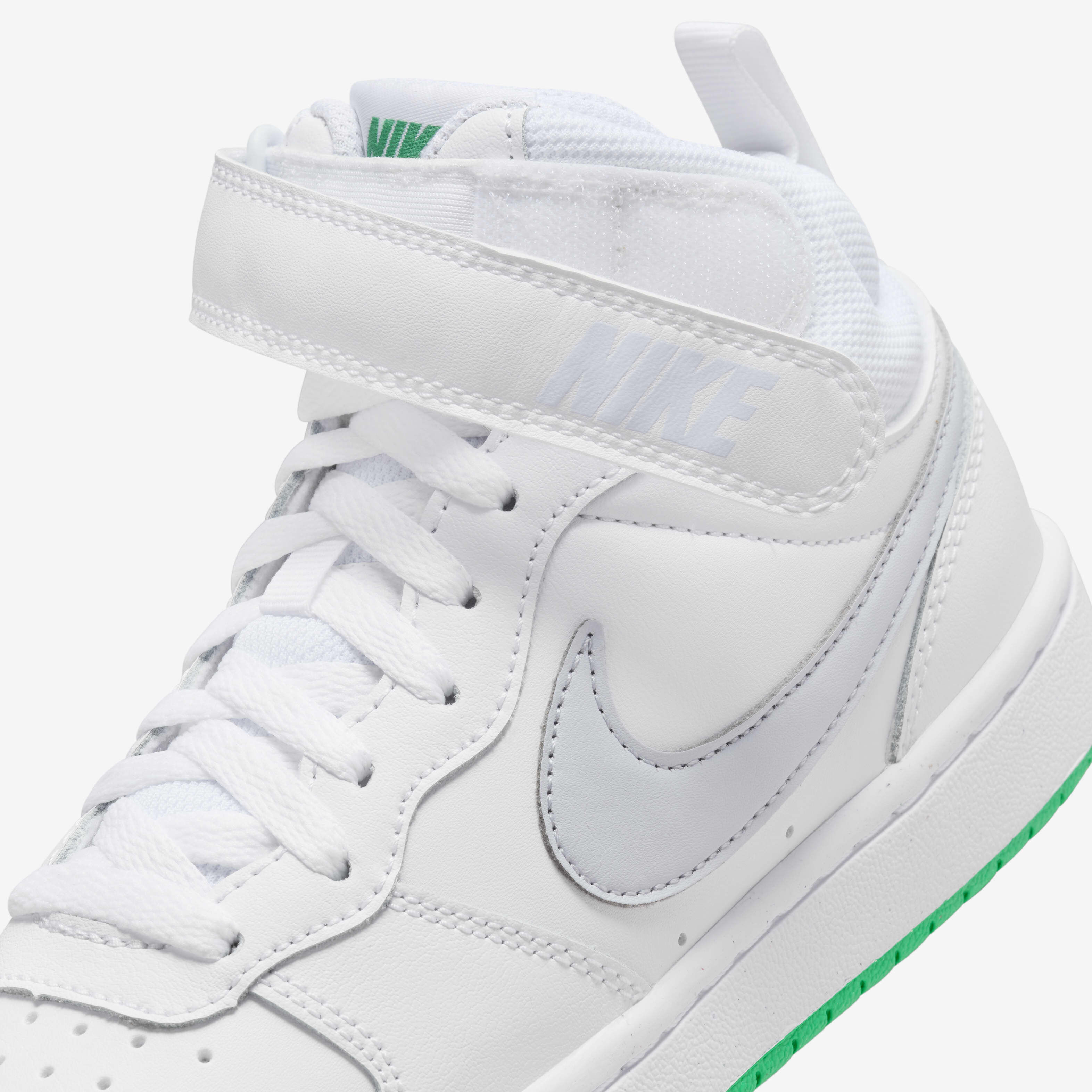 Nike court borough mid white on sale