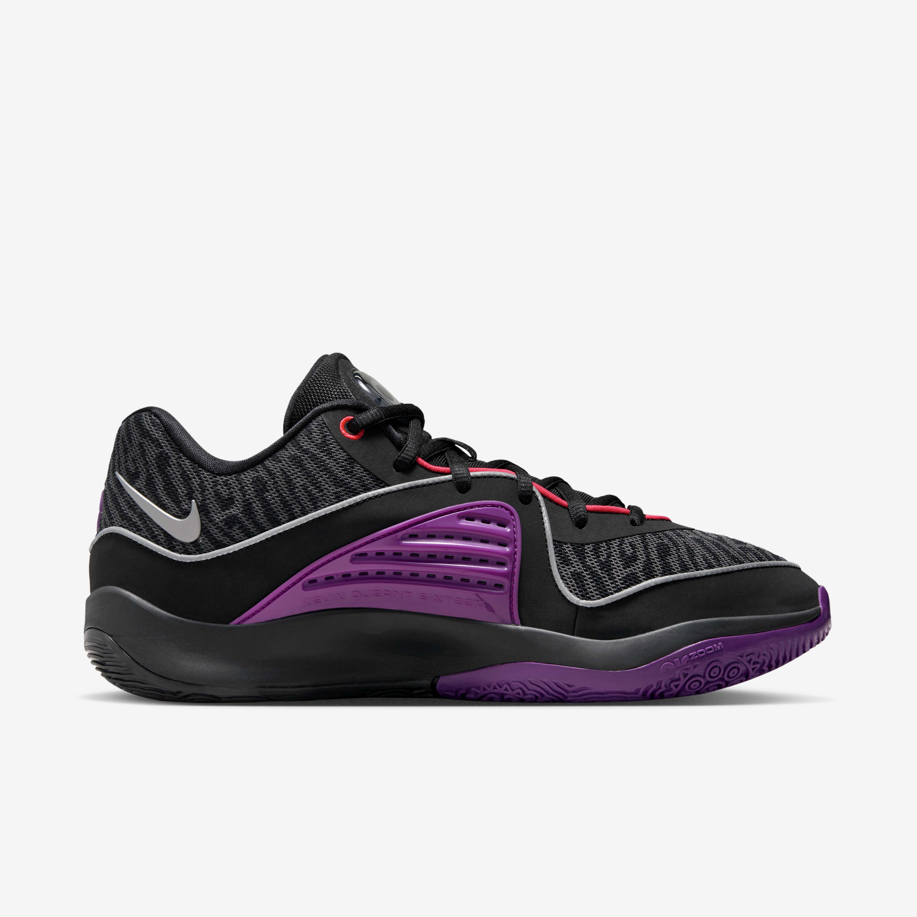 KD16 バスケットボールシューズ ブラック/パープル Buy KD16 Basketball Shoes - Black/Vivid Purple/Bright