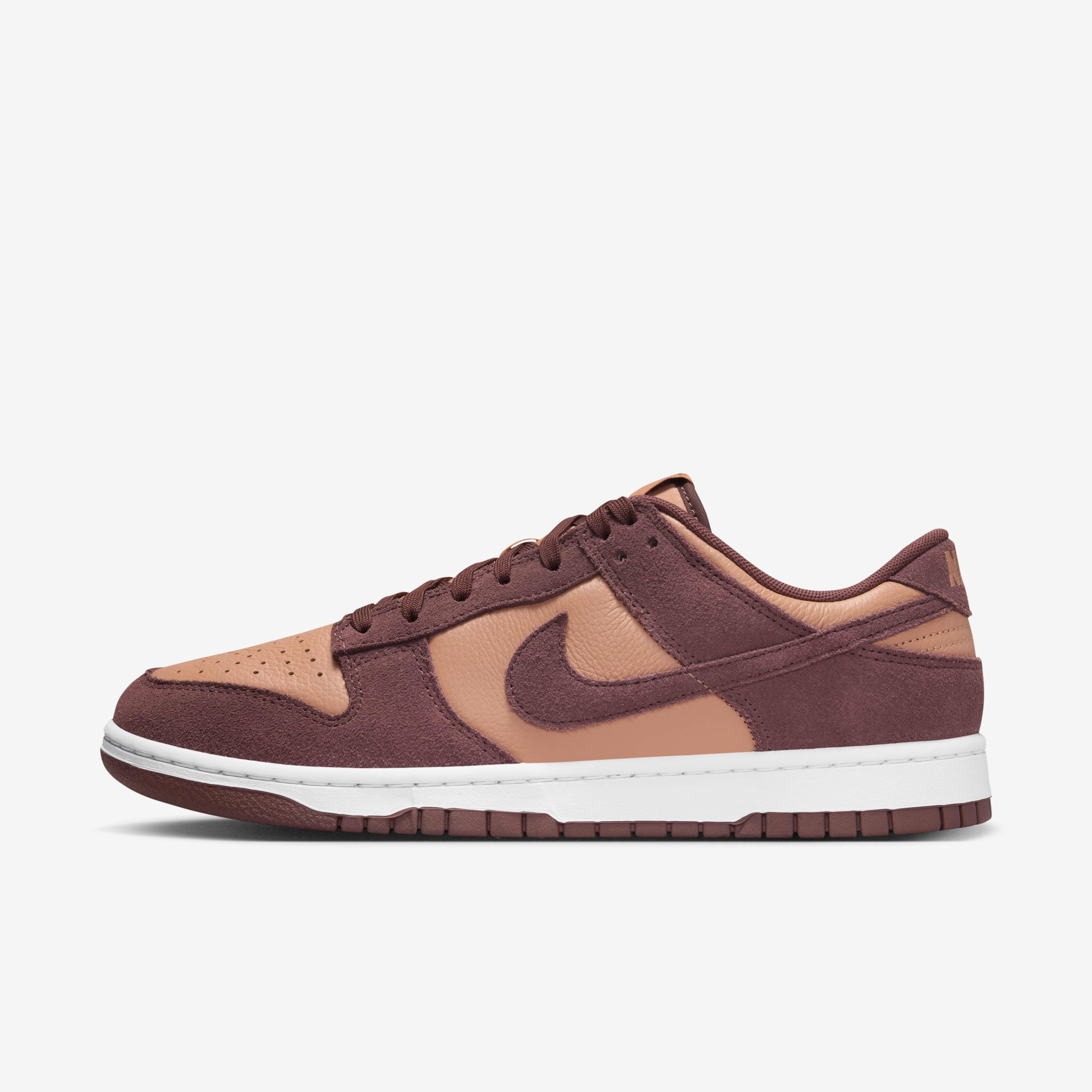 Nike dunk brown leather sales