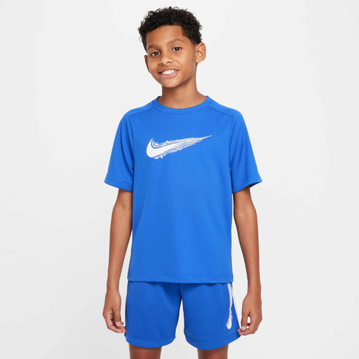 Kids' Graphic T Shirts Sale-Nike, Nike Multi, Older Kids' (Boys') Dri-FIT Short-Sleeve Top