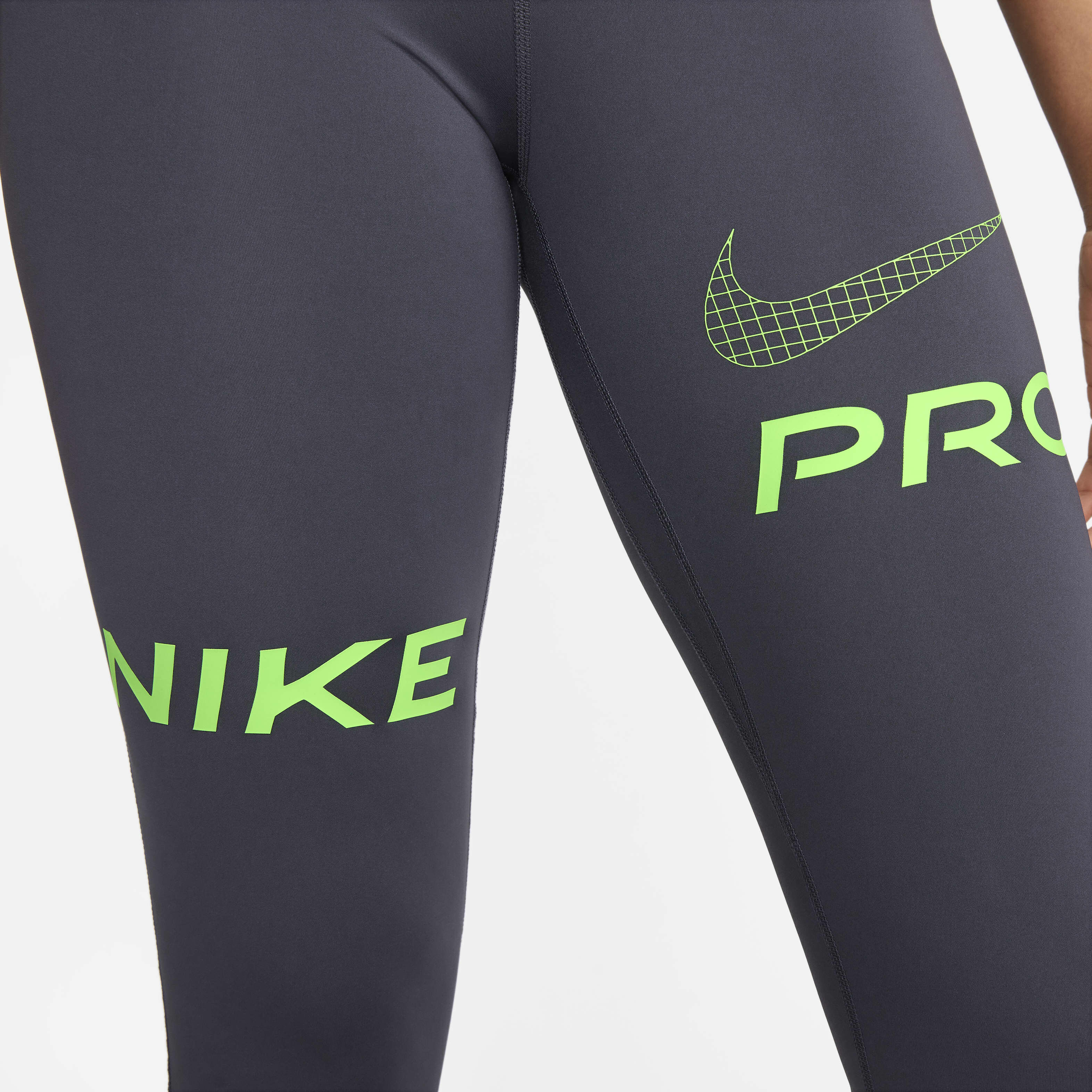 Nike pro green leggings best sale