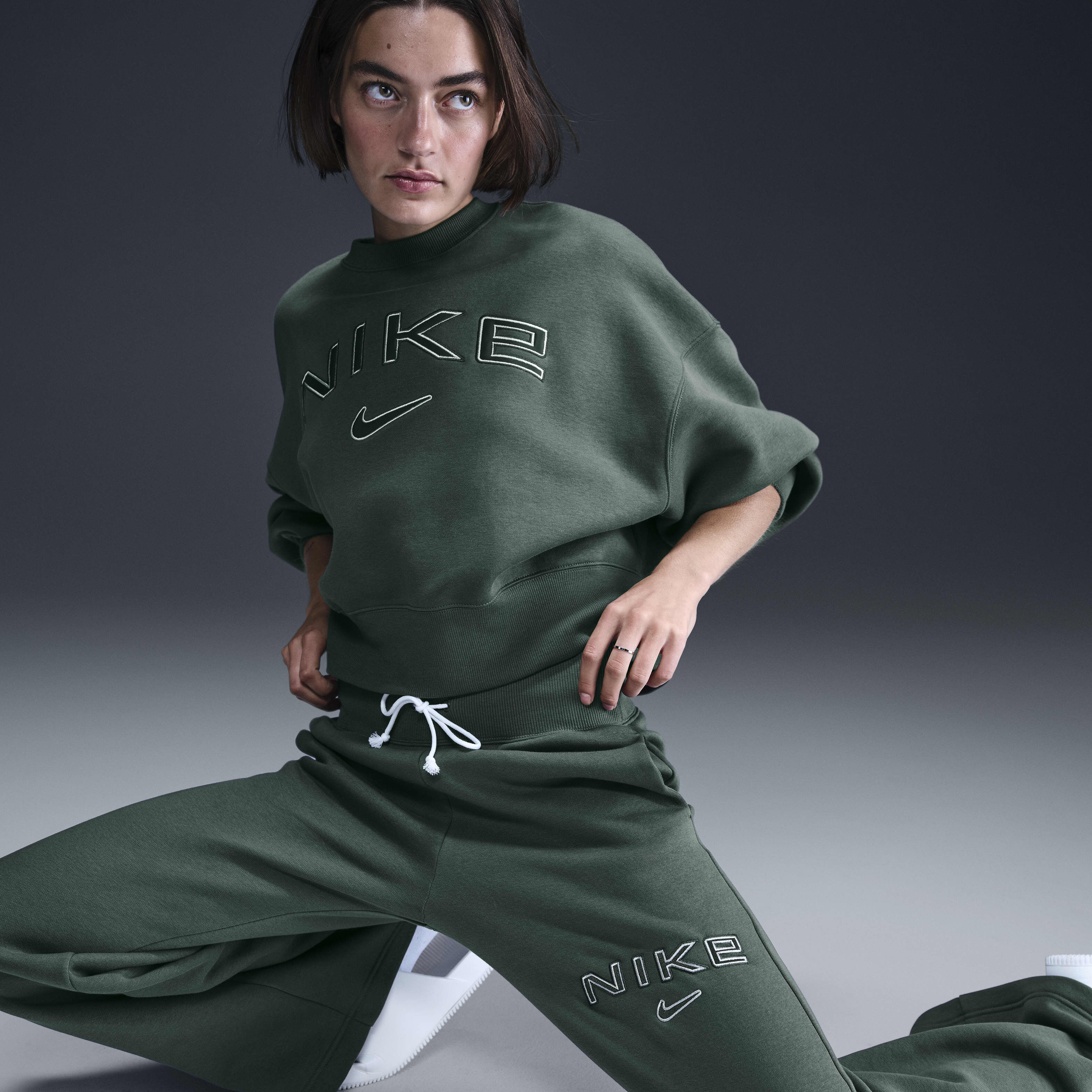 パンツ NIKE vintage Fleece boa pants Nike Sportswear Women's Phoenix Fleece High-Waisted Pants