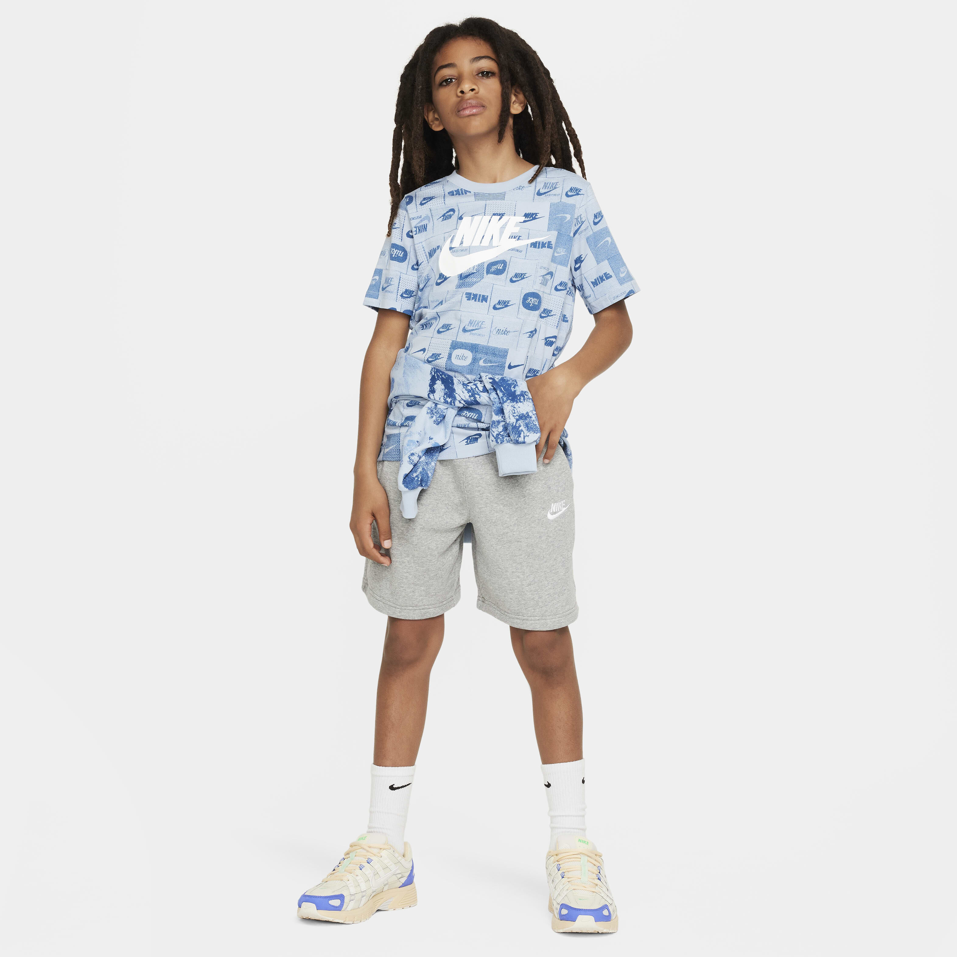 Buy Nike Sportswear Older Kids' T-Shirt - Light Armoury Blue