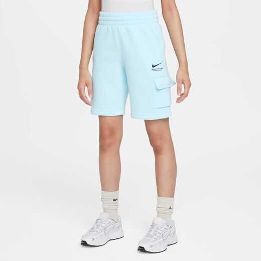 Kids Style By-Nike, Nike Sportswear, Older Kids' (Boys') Fleece Cargo Shorts Kids Style By-Nike, Nike Sportswear, Older Kids' (Boys') Fleece Cargo Shorts
