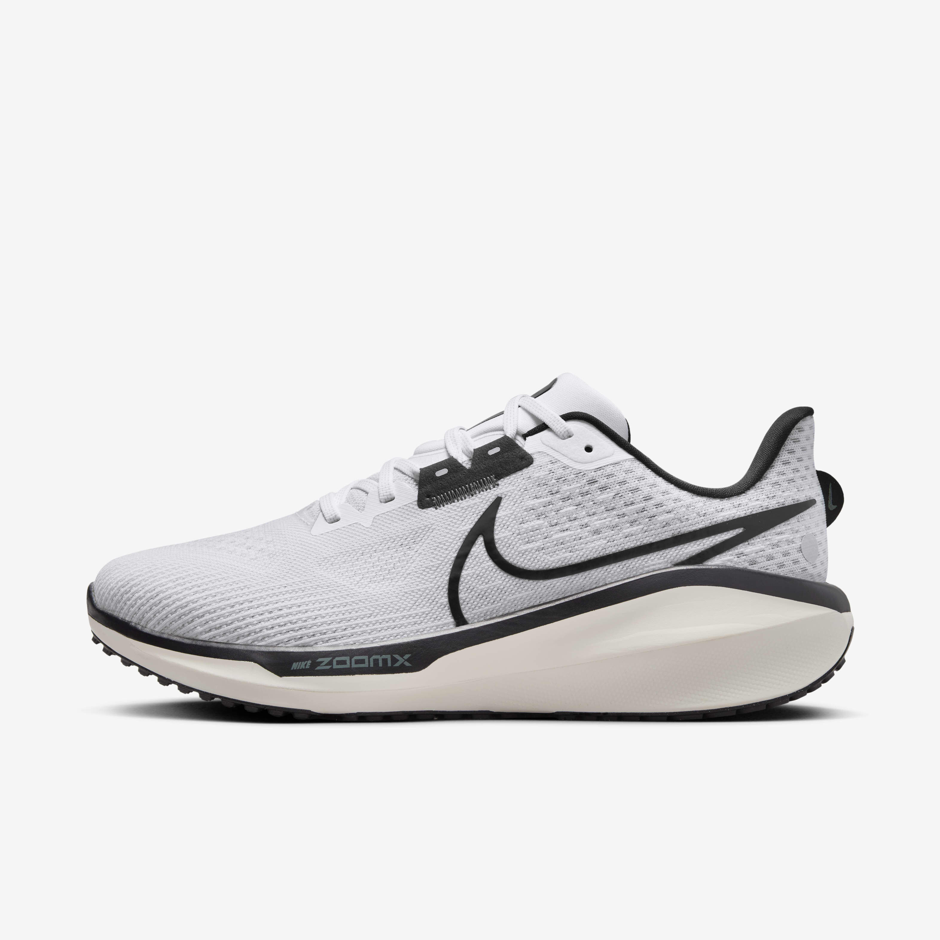 Buy Nike Vomero 17 Men s Road Running Shoes White Pure Platinum Vintage Green Black Nike Saudi Official