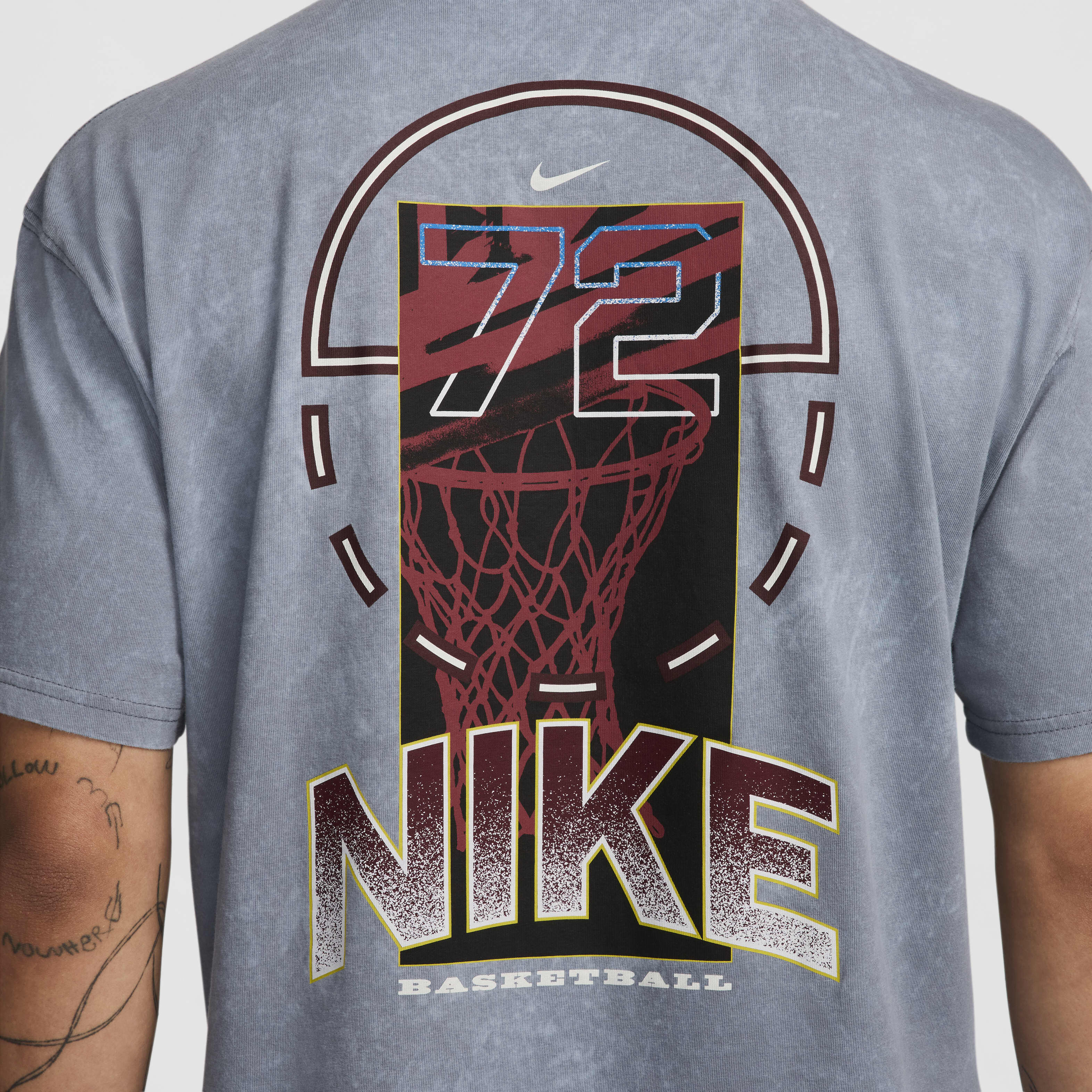 Buy Nike Men's Max90 Basketball T-Shirt - Cool Grey | Nike