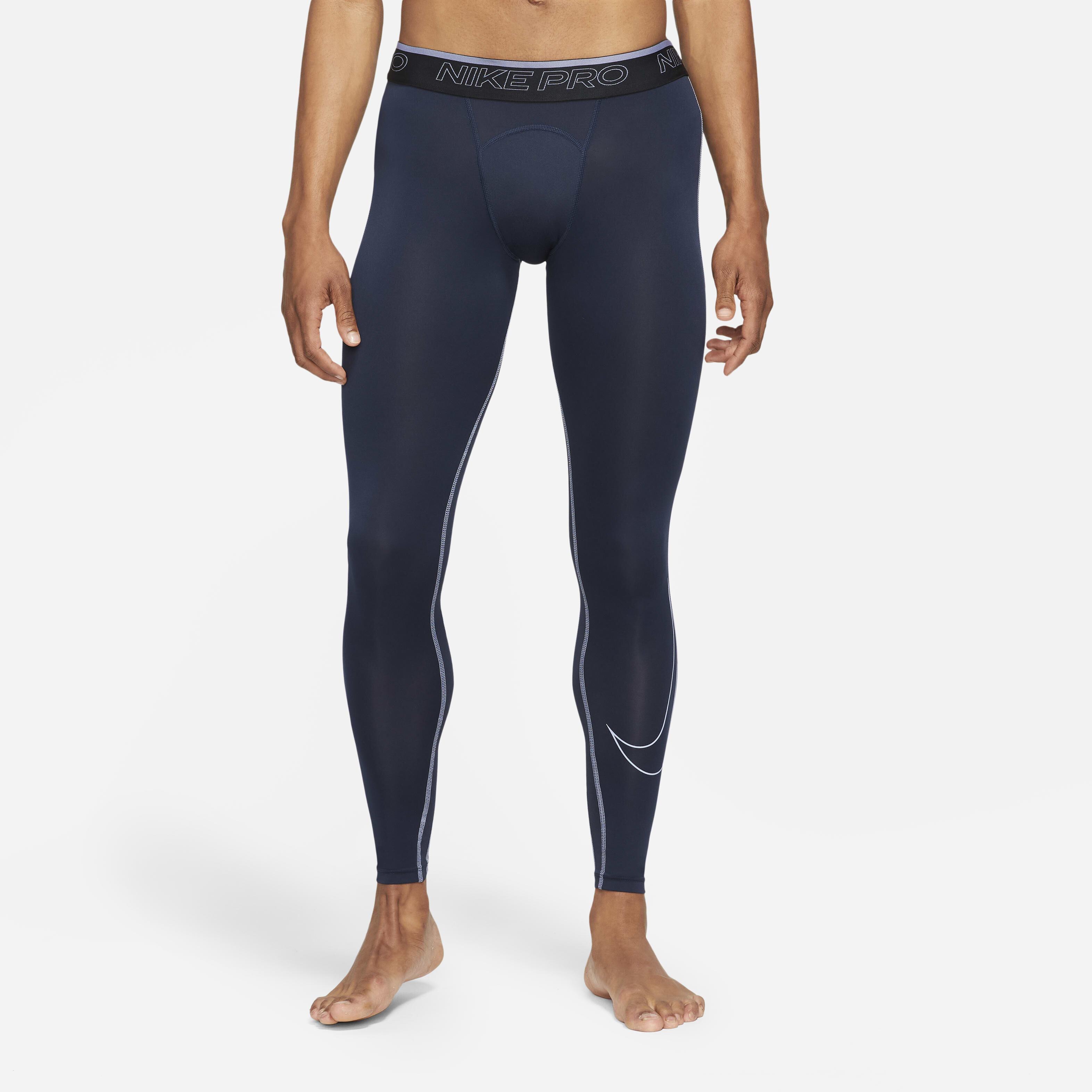 Navy blue nike compression pants 2025
