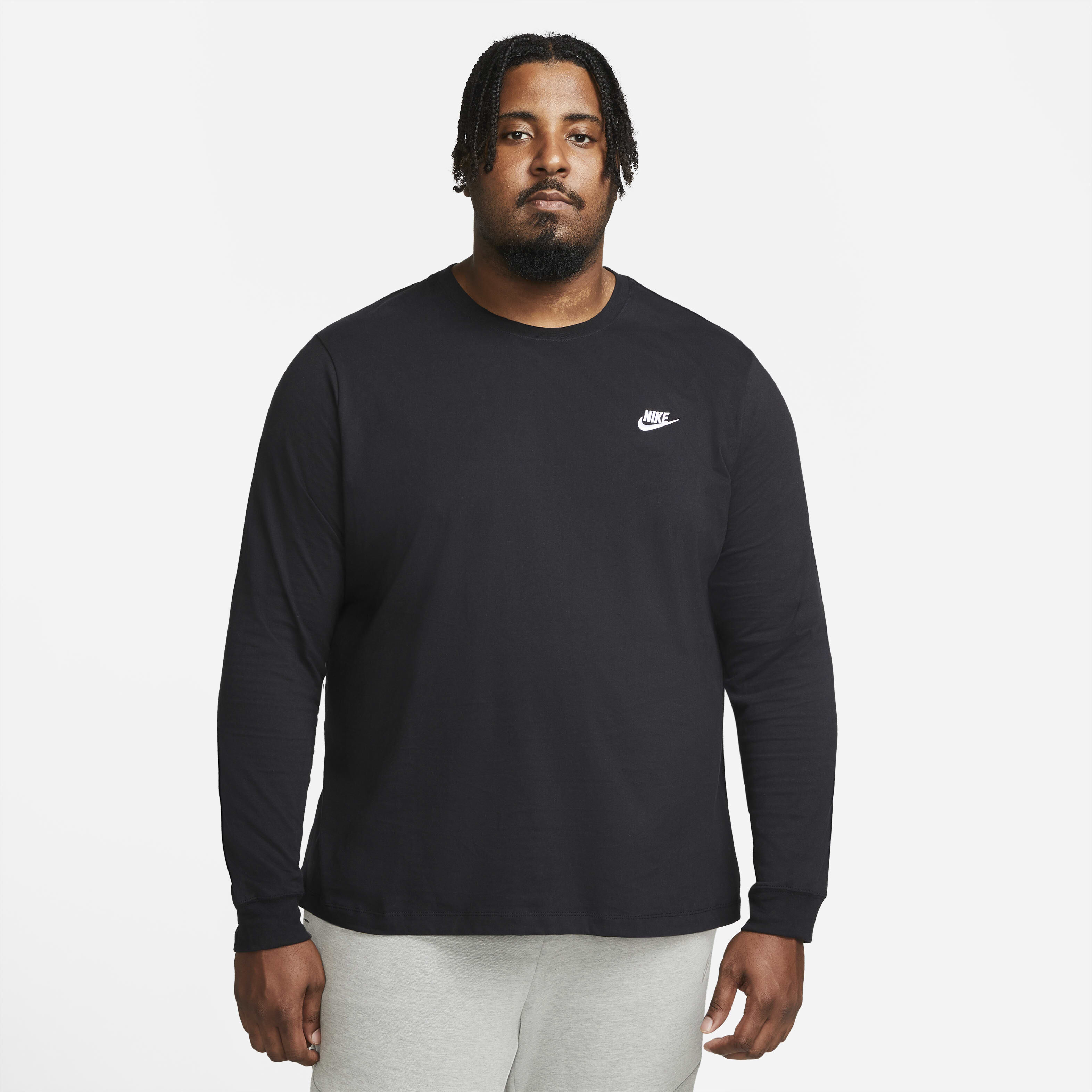Buy Nike Sportswear Club Men s Long sleeve T shirt Nike Saudi Official