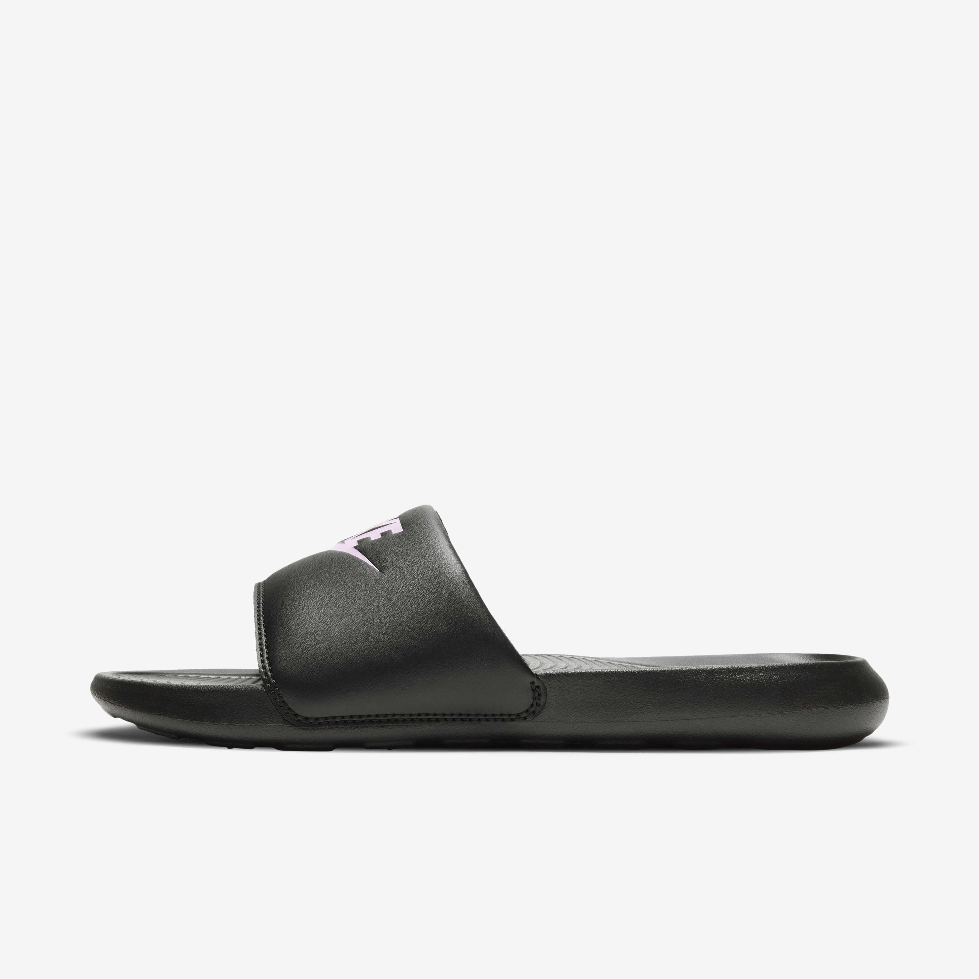 Nike black rose daugher gold slides