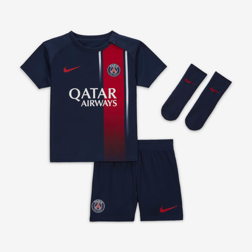 Tracksuit-Nike, Paris Saint-Germain 2023/24 Home, Baby/Toddler Nike Dri-FIT 3-Piece Kit