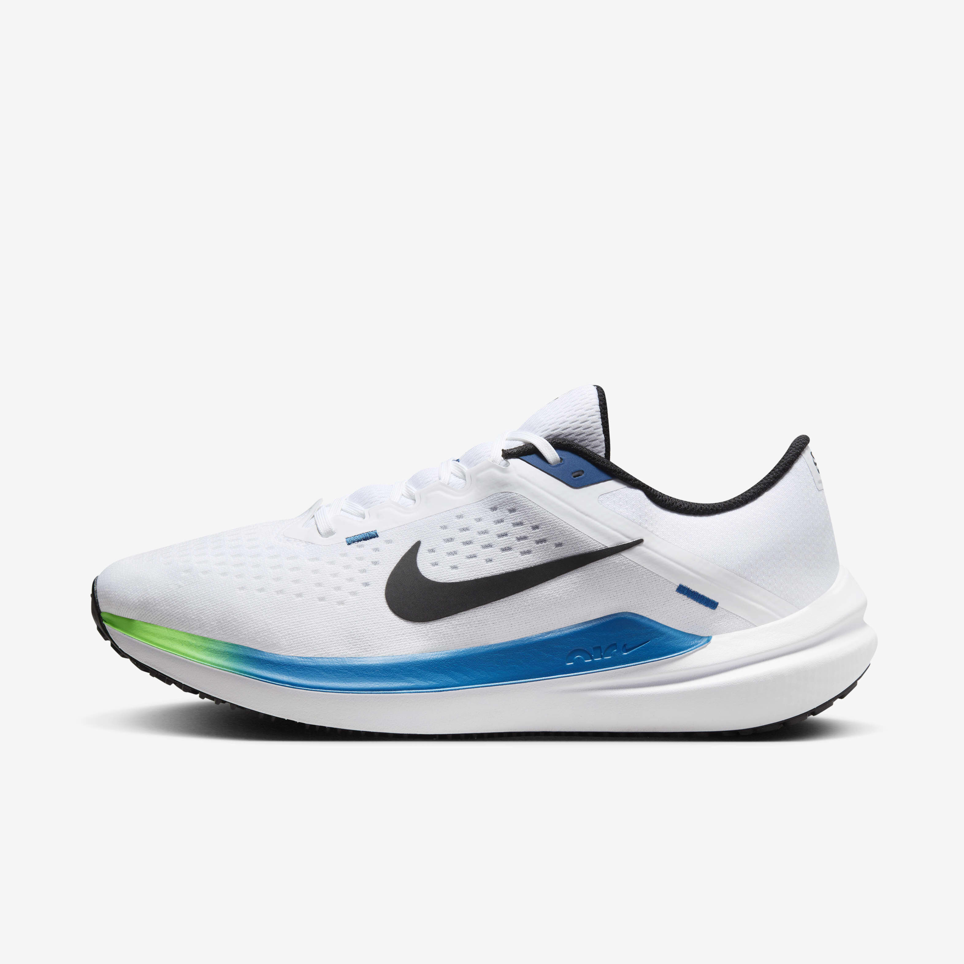 Buy Nike Winflo 10 Men's Road Running Shoes White/Star Blue - Main Image