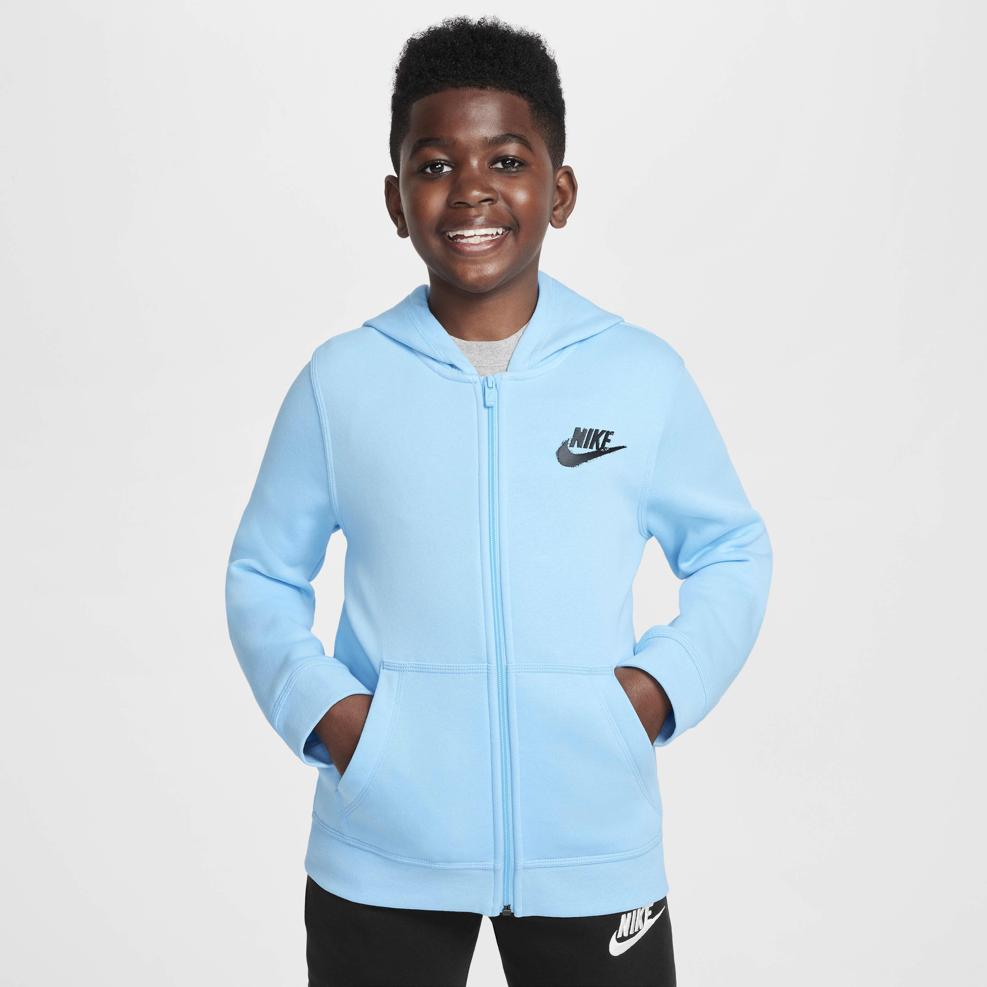 Buy Nike Sportswear Older Kids Boys Fleece Full Zip Graphic Hoodie Nike Saudi Official