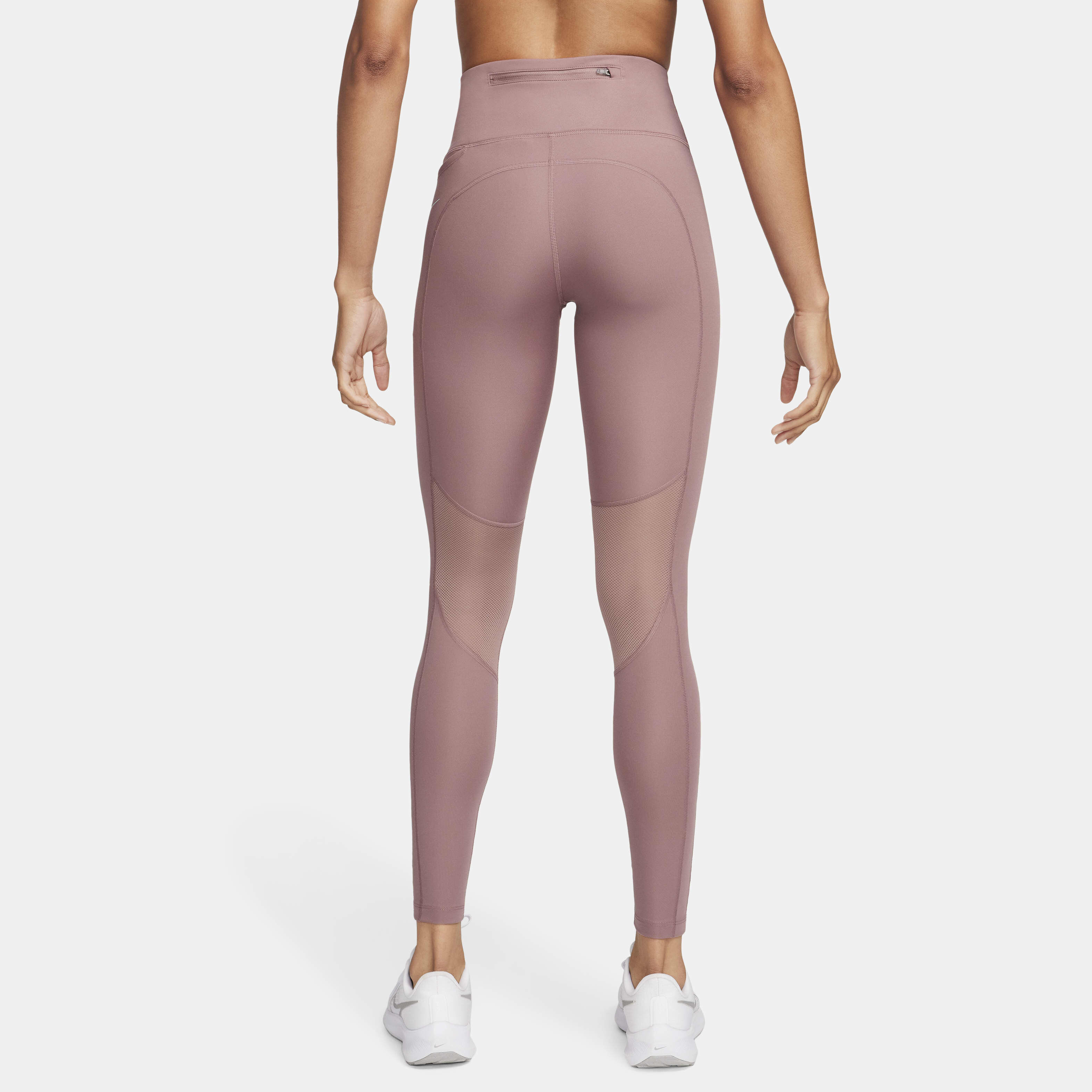 Buy Nike Epic Fast Women s Mid Rise Pocket Running Leggings Smokey Mauve Nike Saudi Official