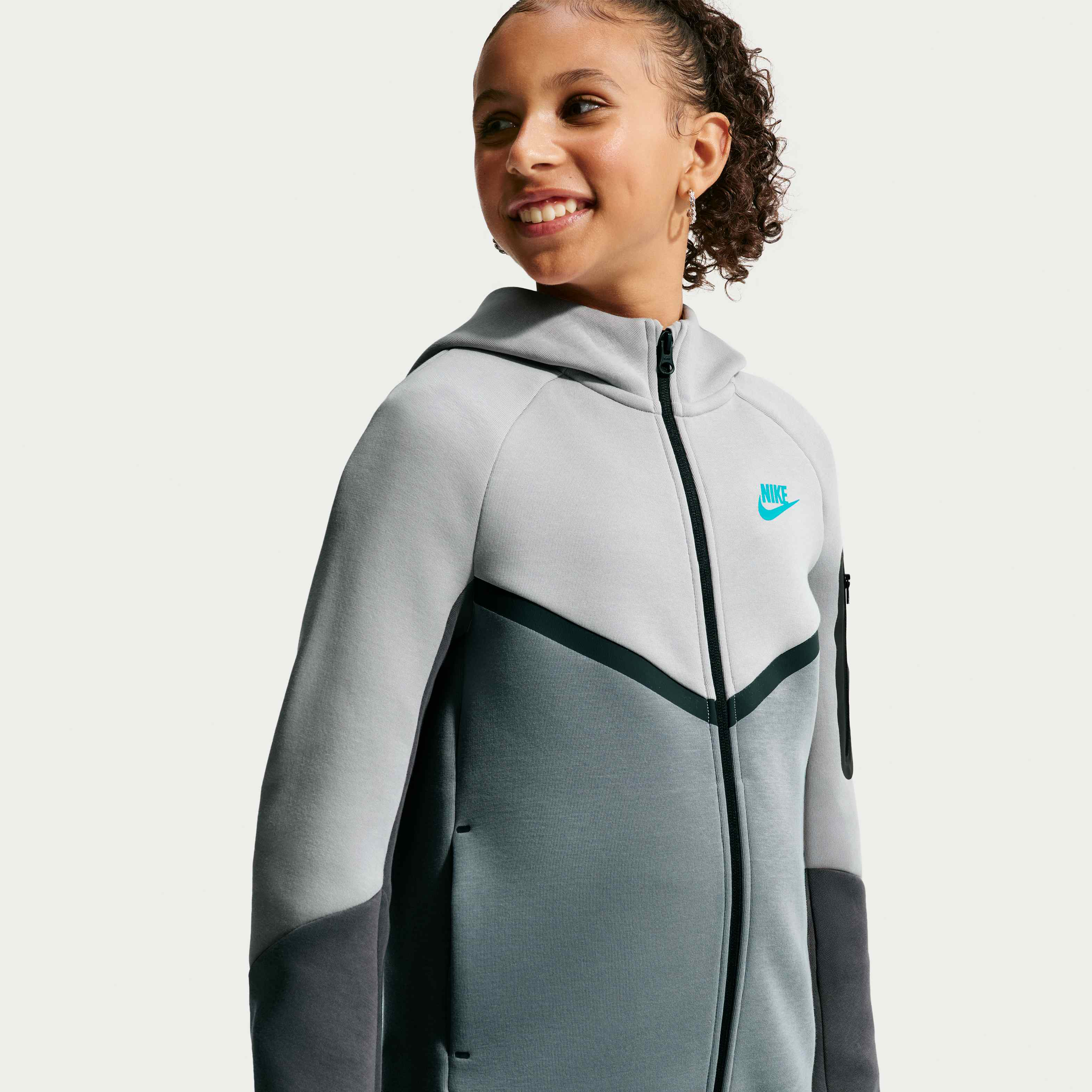Buy Nike Sportswear Tech Fleece Older Kids' Full-Zip Hoodie