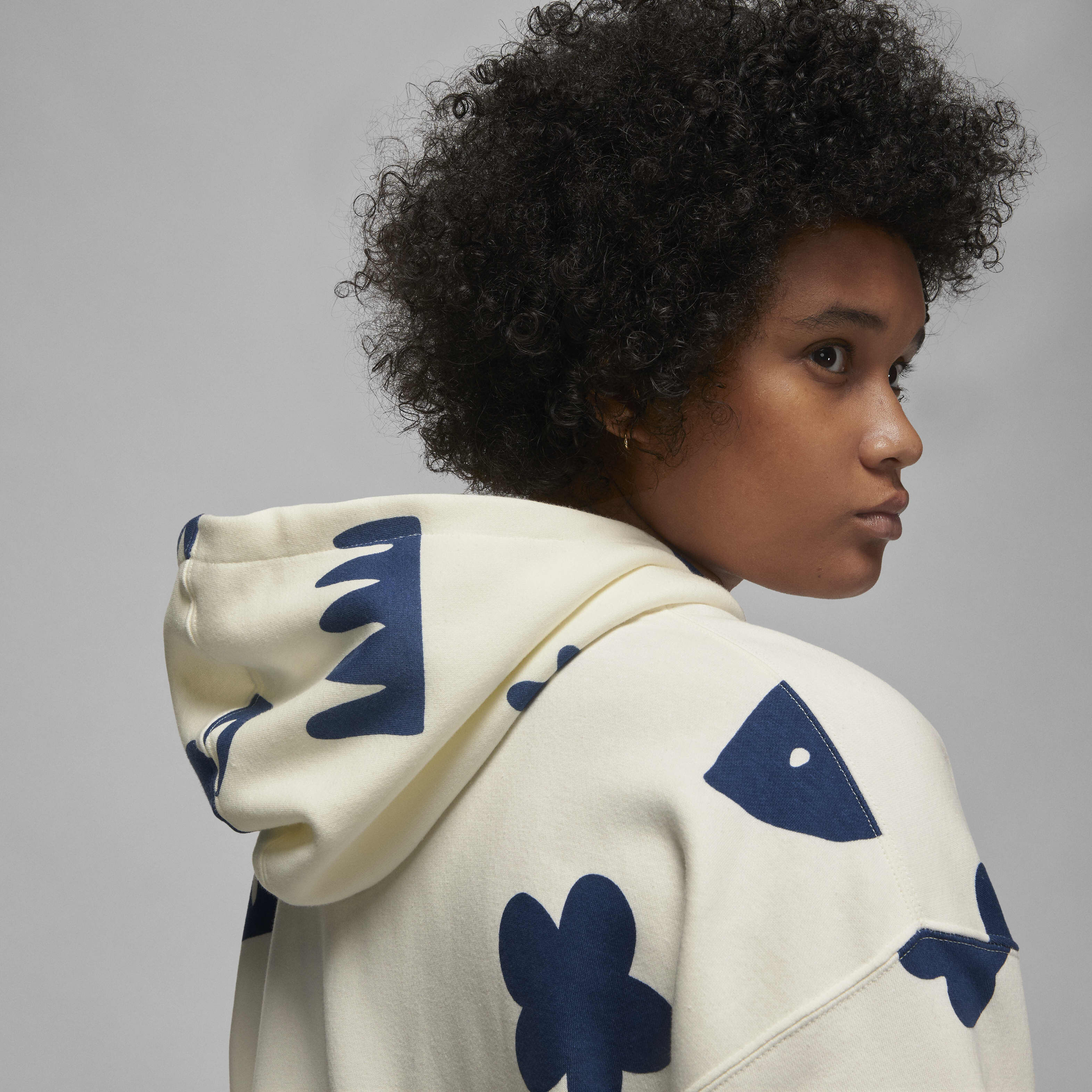 Buy Jordan Artist Series by Mia Lee Women's Fleece Hoodie - Sail