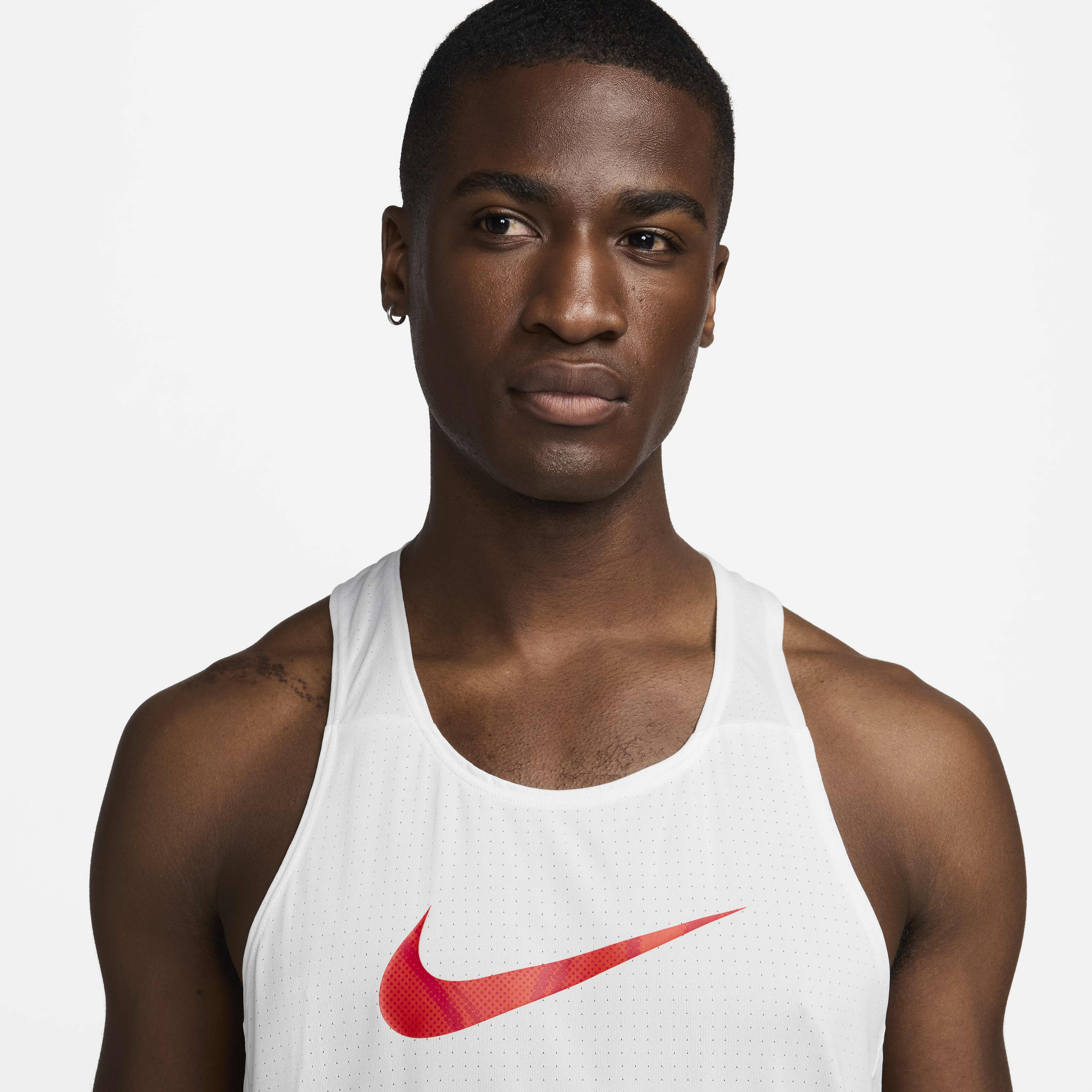 White nike running vest cheap