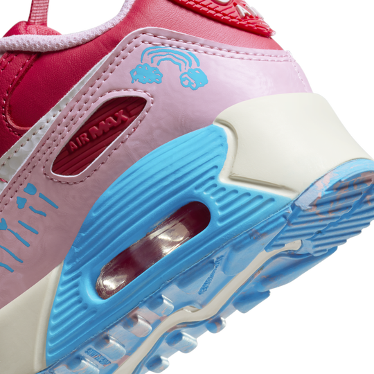 Light blue and hot sale pink nike shoes