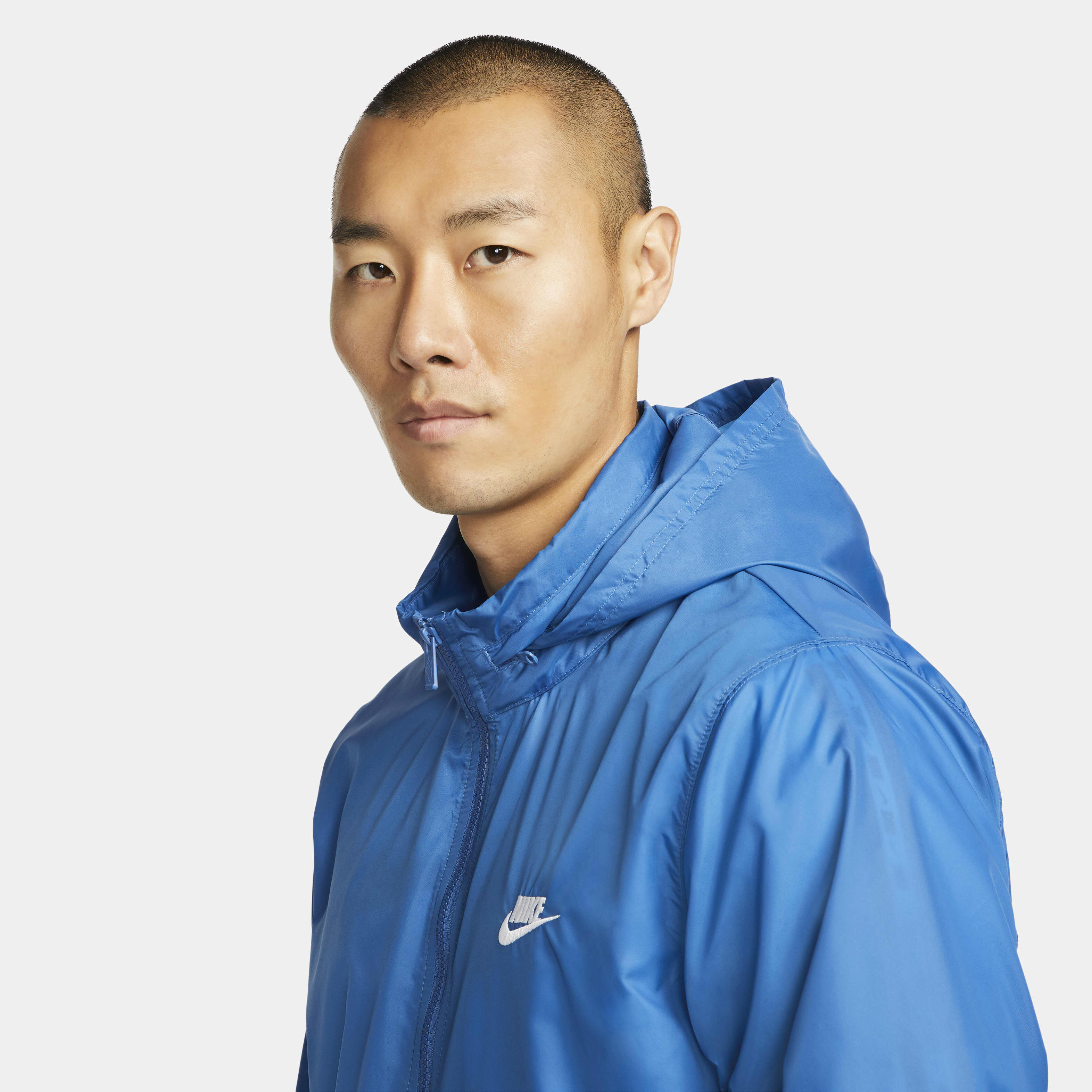 Nike woven tracksuit blue discount