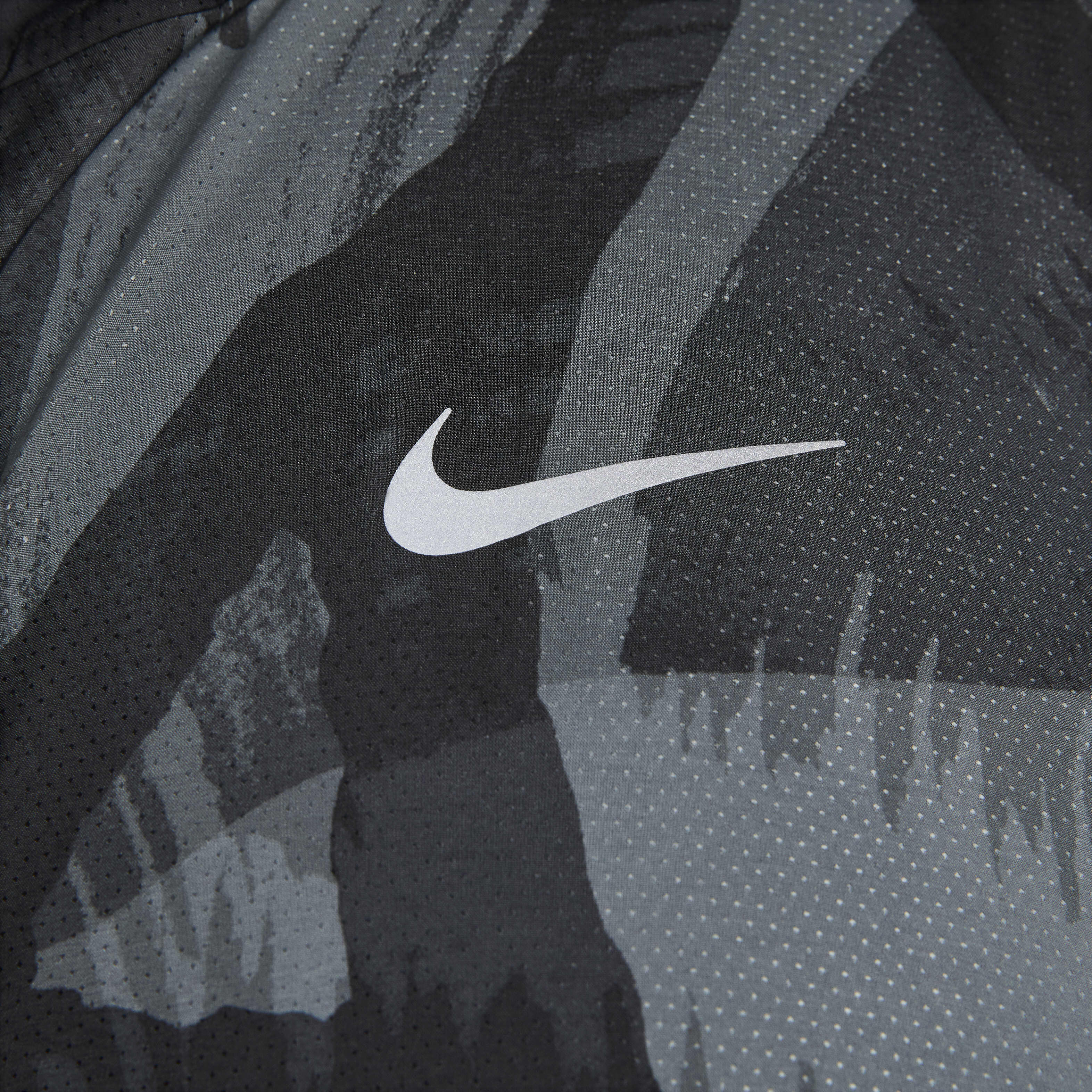 Buy Nike Repel Windrunner Men's Camo Running Jacket - Black