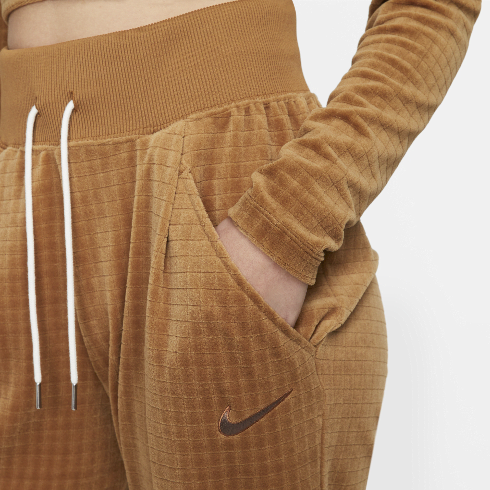 Nike velour jogger best sale
