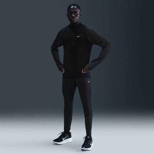 New In Men's Trousers & Tights-Nike, Nike, Men's Dri-FIT Running Trousers with Reflective Design Accents