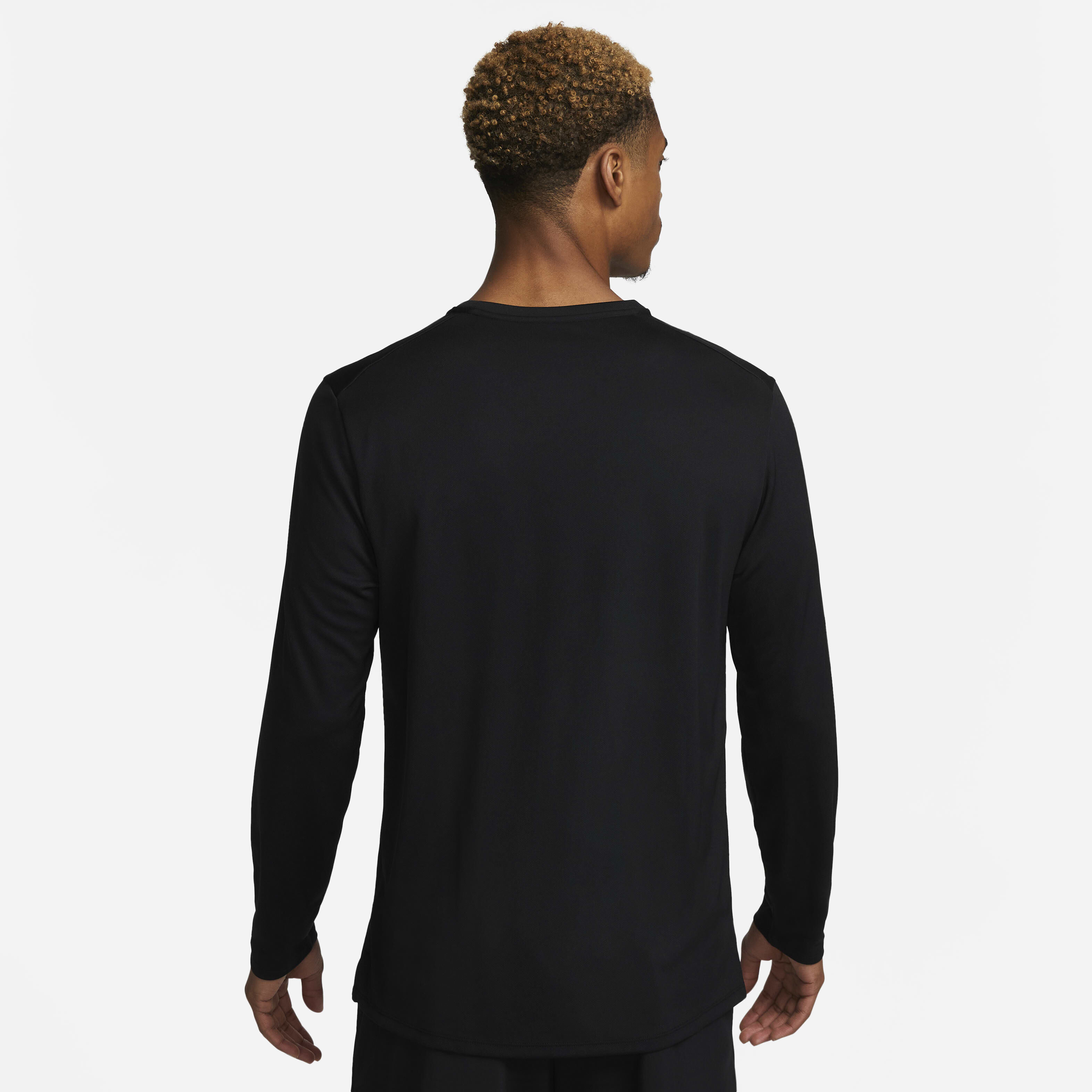 Buy Nike Miler Men s Dri FIT UV Long Sleeve Running Top Nike Saudi Official